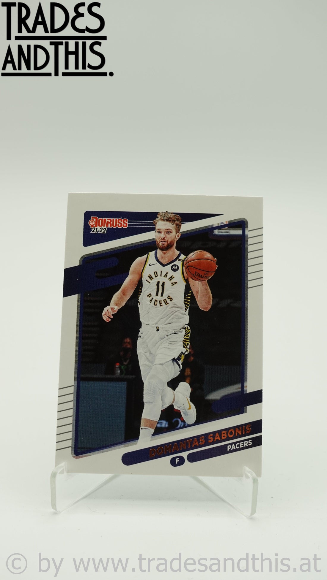 2021-22 Donruss Basketball Domantas Sabonis #9 - Trades and This e.U.