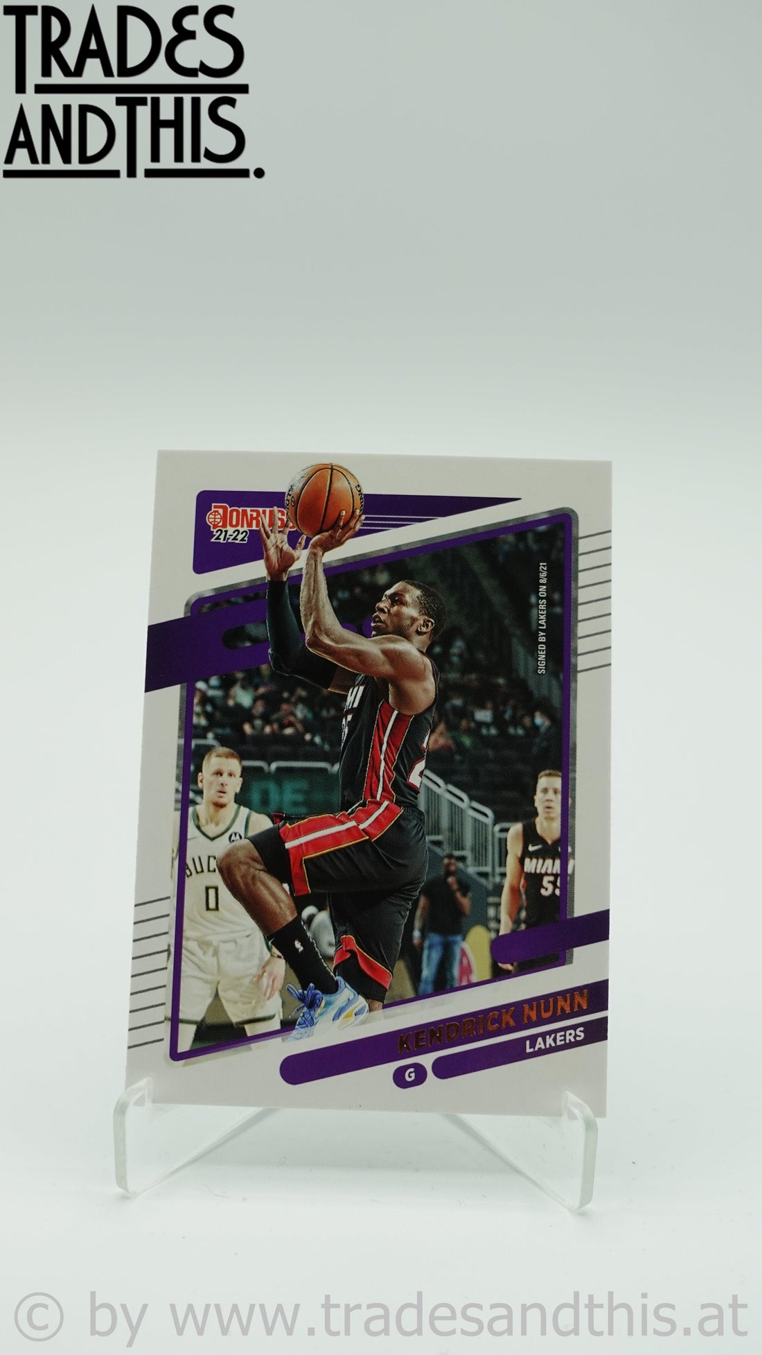 2021-22 Donruss Basketball Kendrick Nunn #84 - Trades and This e.U.