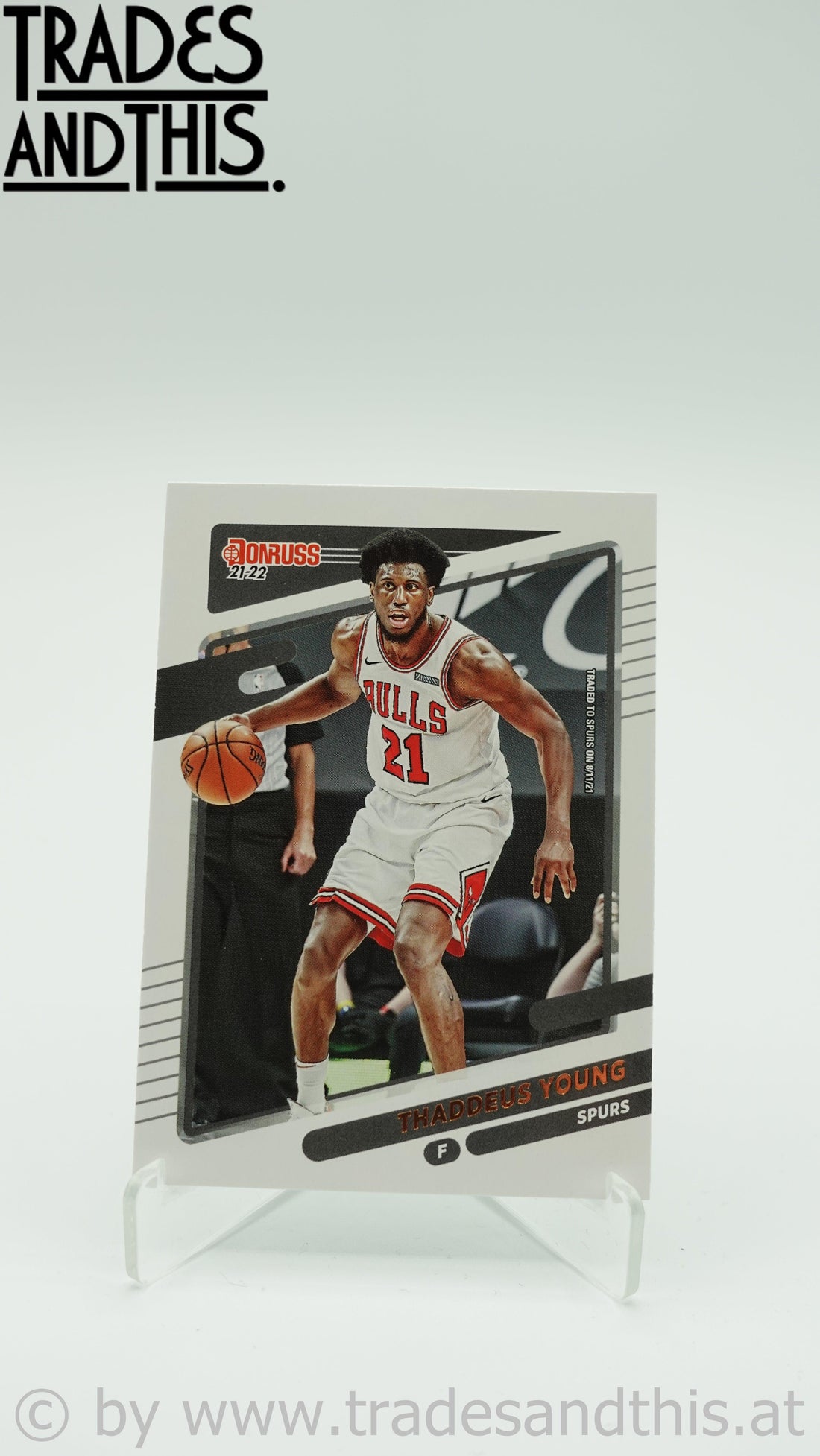 2021-22 Donruss Basketball Thaddeus Young #90 - Trades and This e.U.