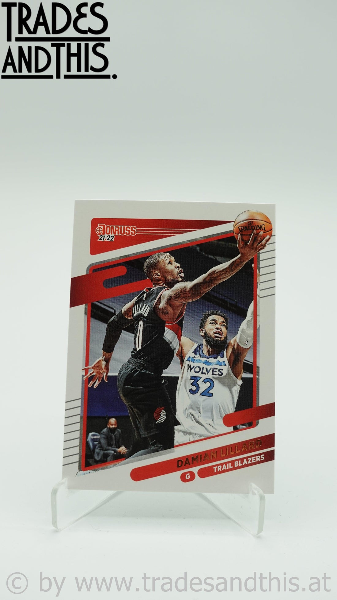 2021-22 Donruss Basketball Damian Lillard #96 - Trades and This e.U.