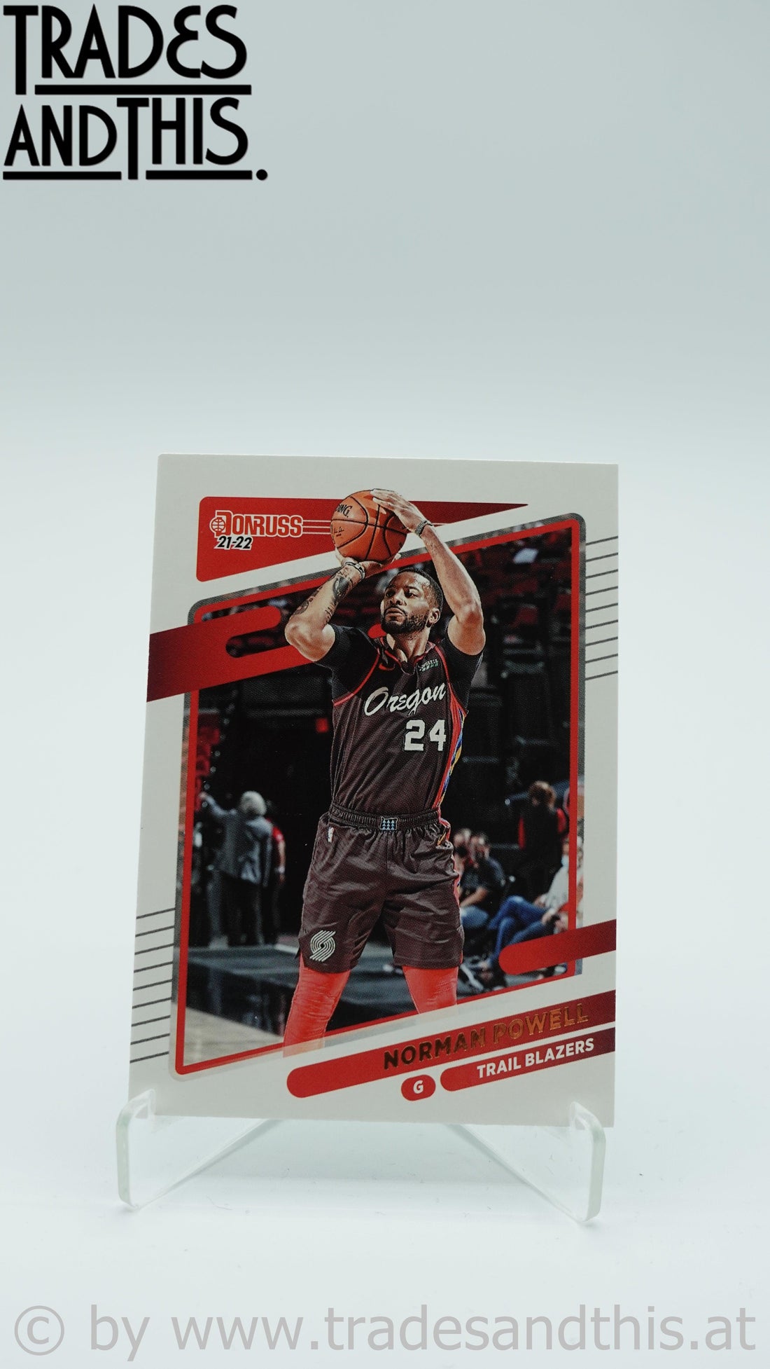 2021-22 Donruss Basketball Norman Powell #102 - Trades and This e.U.