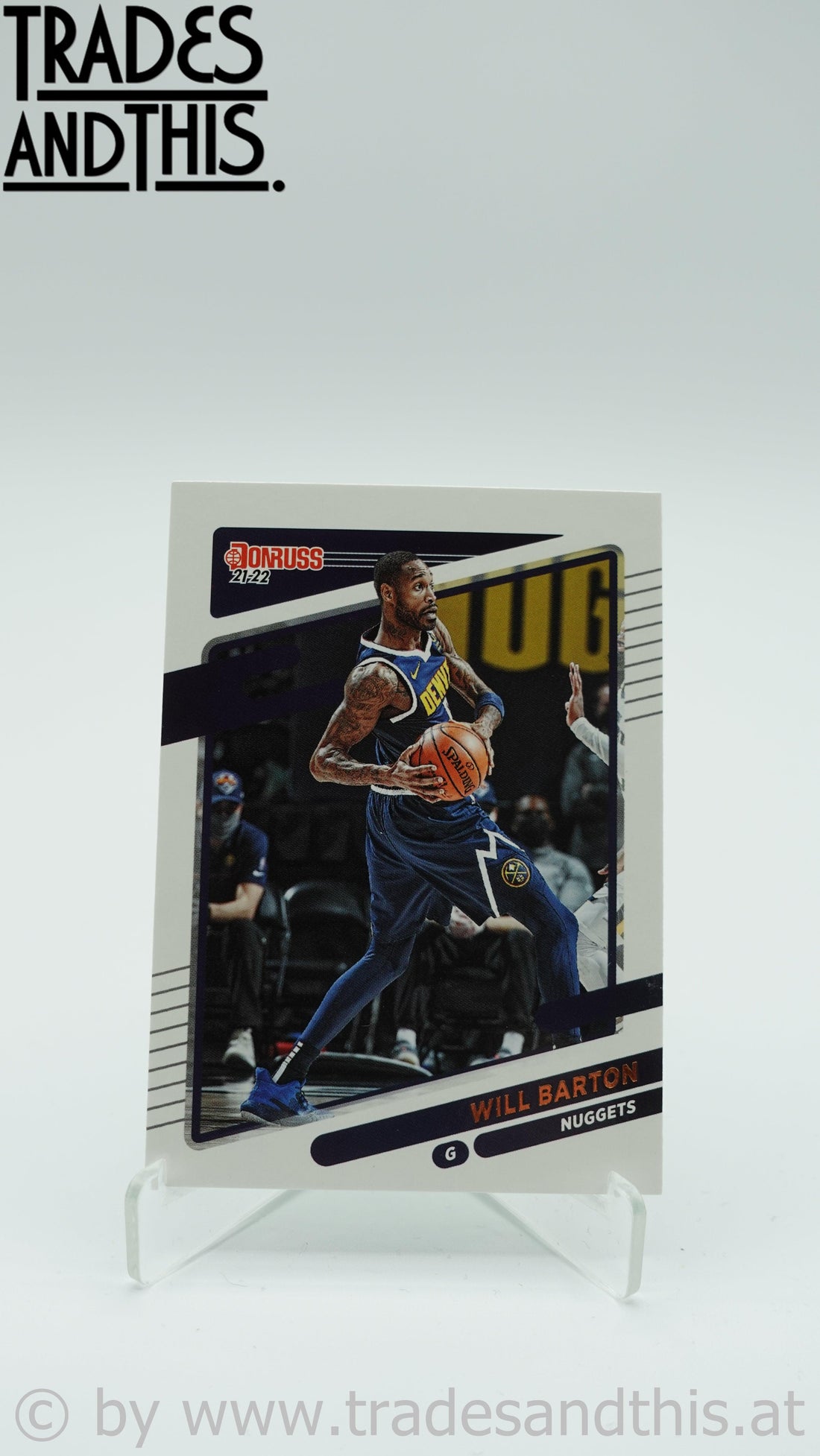 2021-22 Donruss Basketball Will Barton #106 - Trades and This e.U.