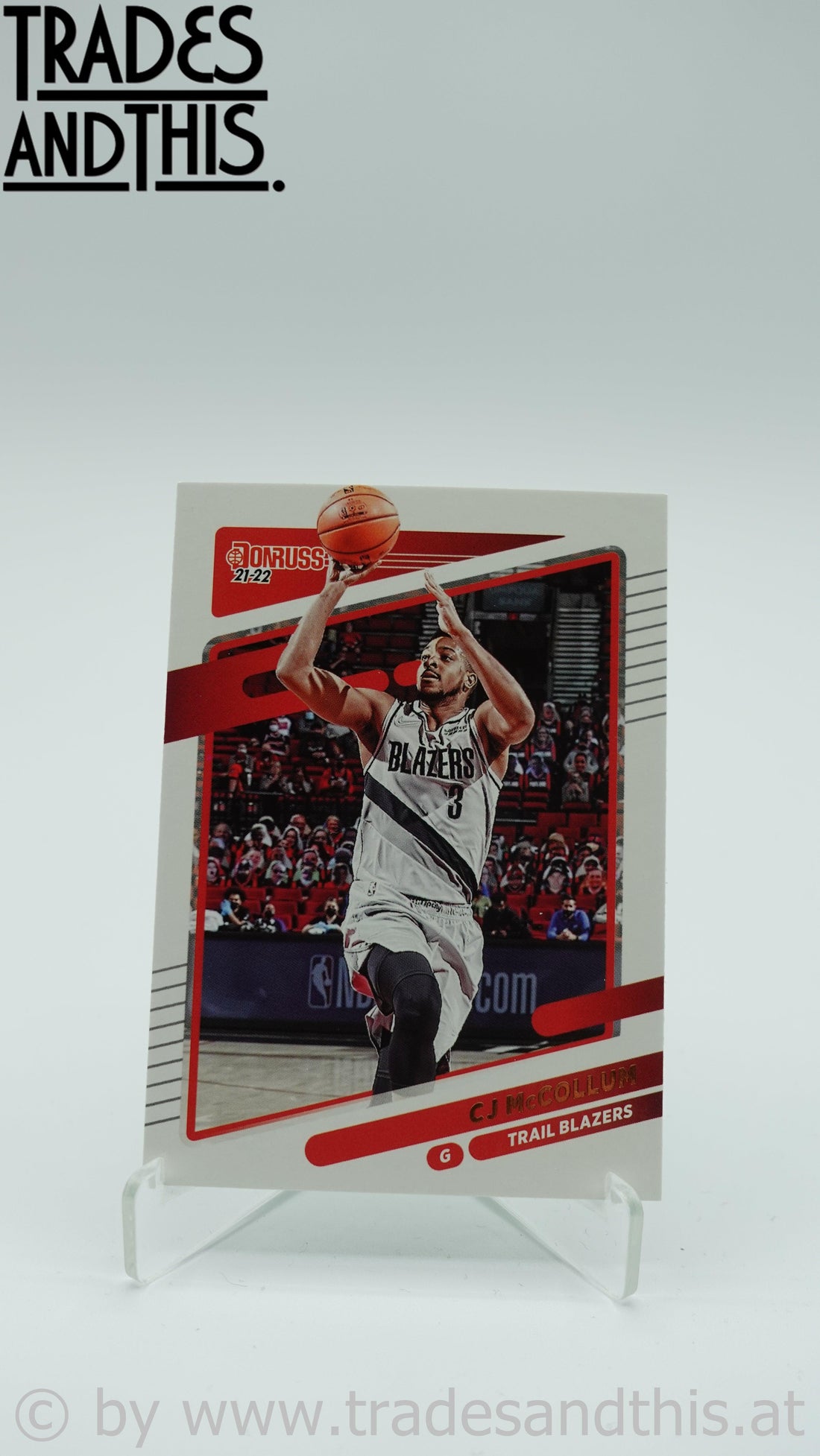 2021-22 Donruss Basketball J McCollum #110 - Trades and This e.U.