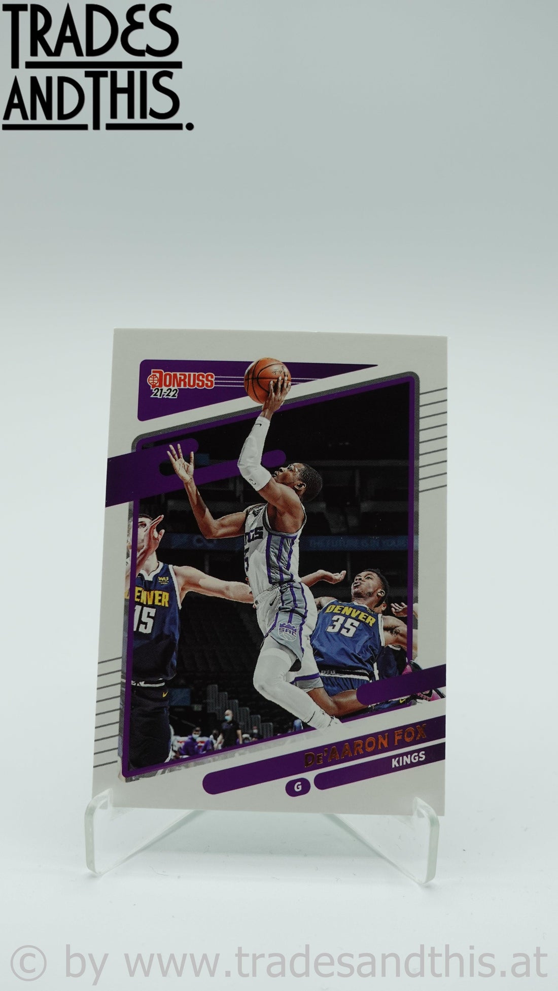 2021-22 Donruss Basketball De'Aaron Fox #126 - Trades and This e.U.