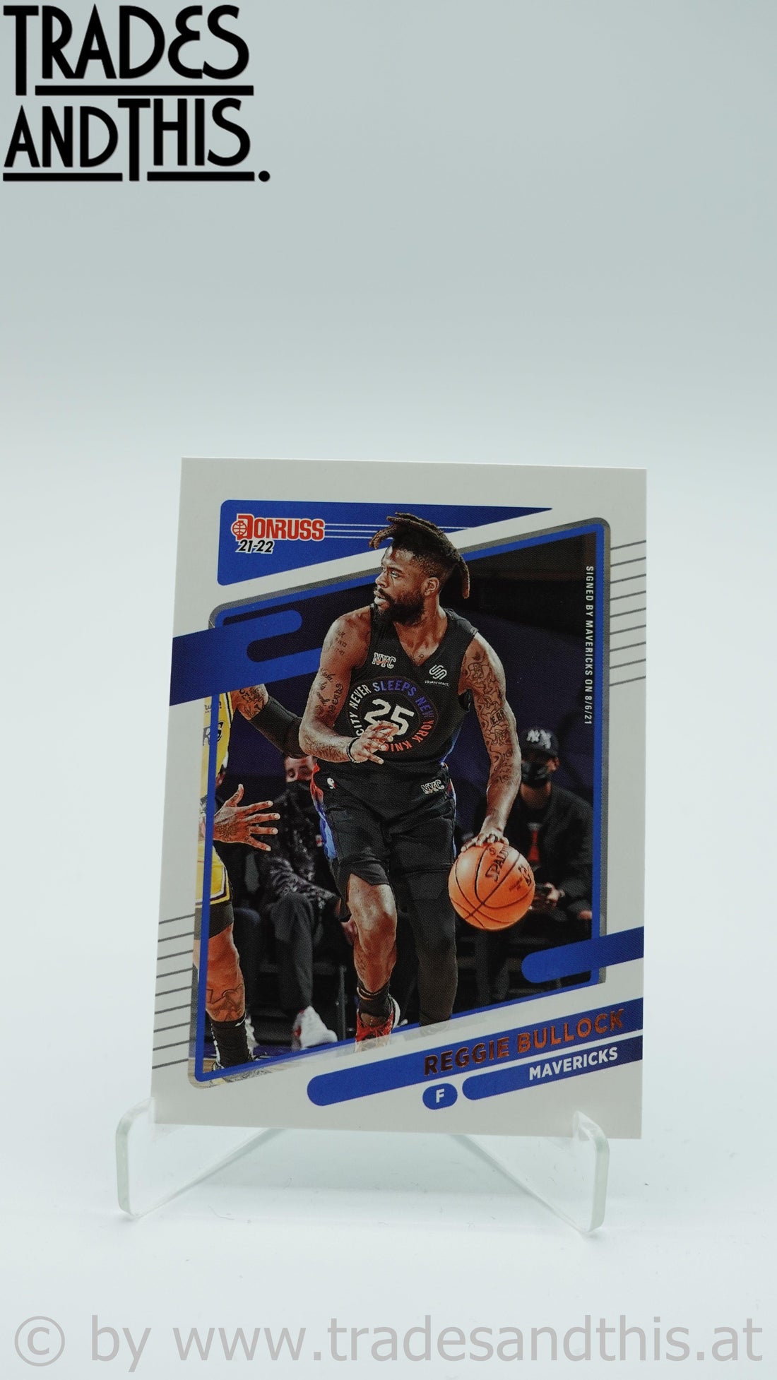 2021-22 Donruss Basketball Reggie Bullock #129 - Trades and This e.U.