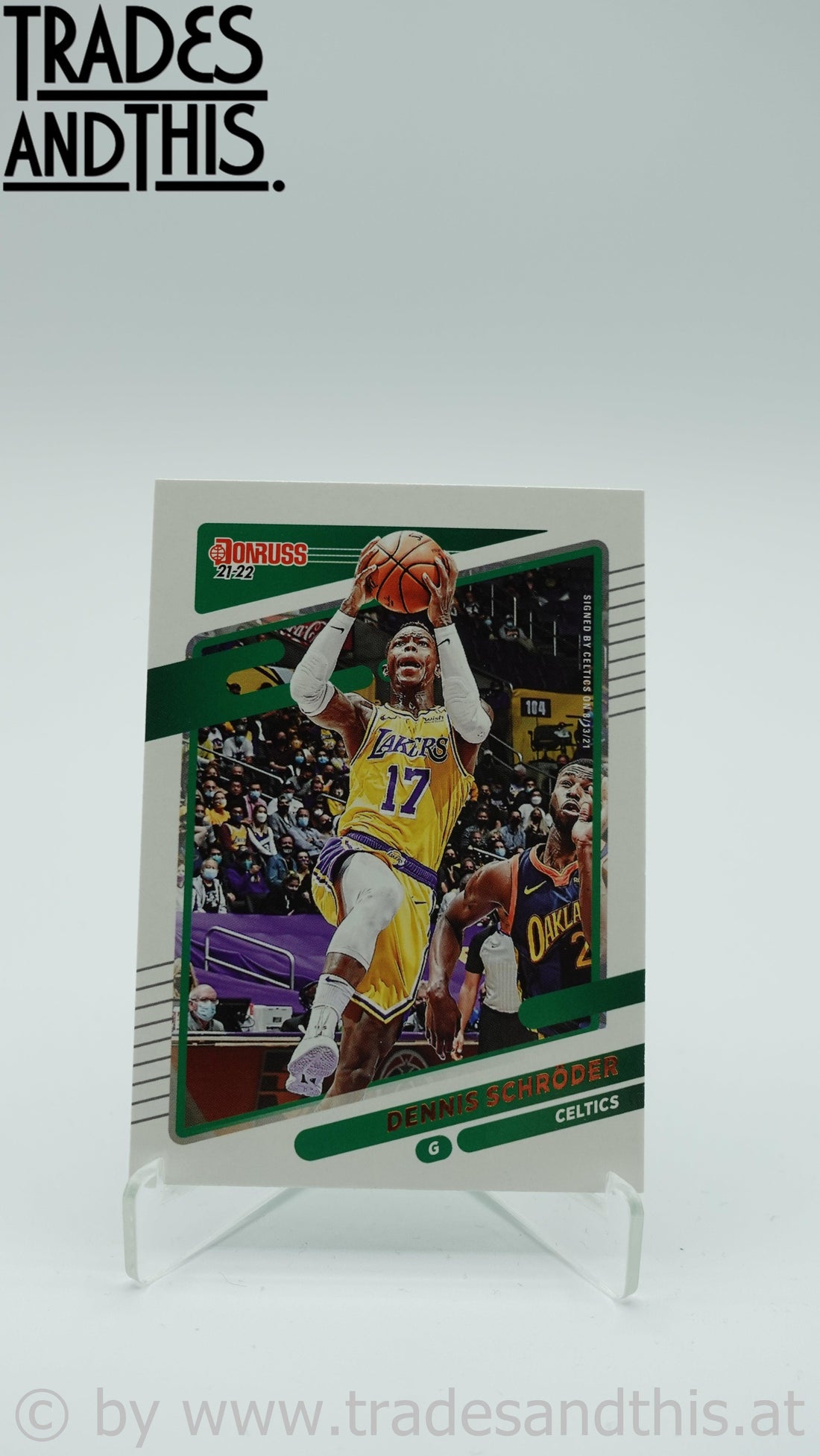 2021-22 Donruss Basketball Dennis Schröder #130 - Trades and This e.U.