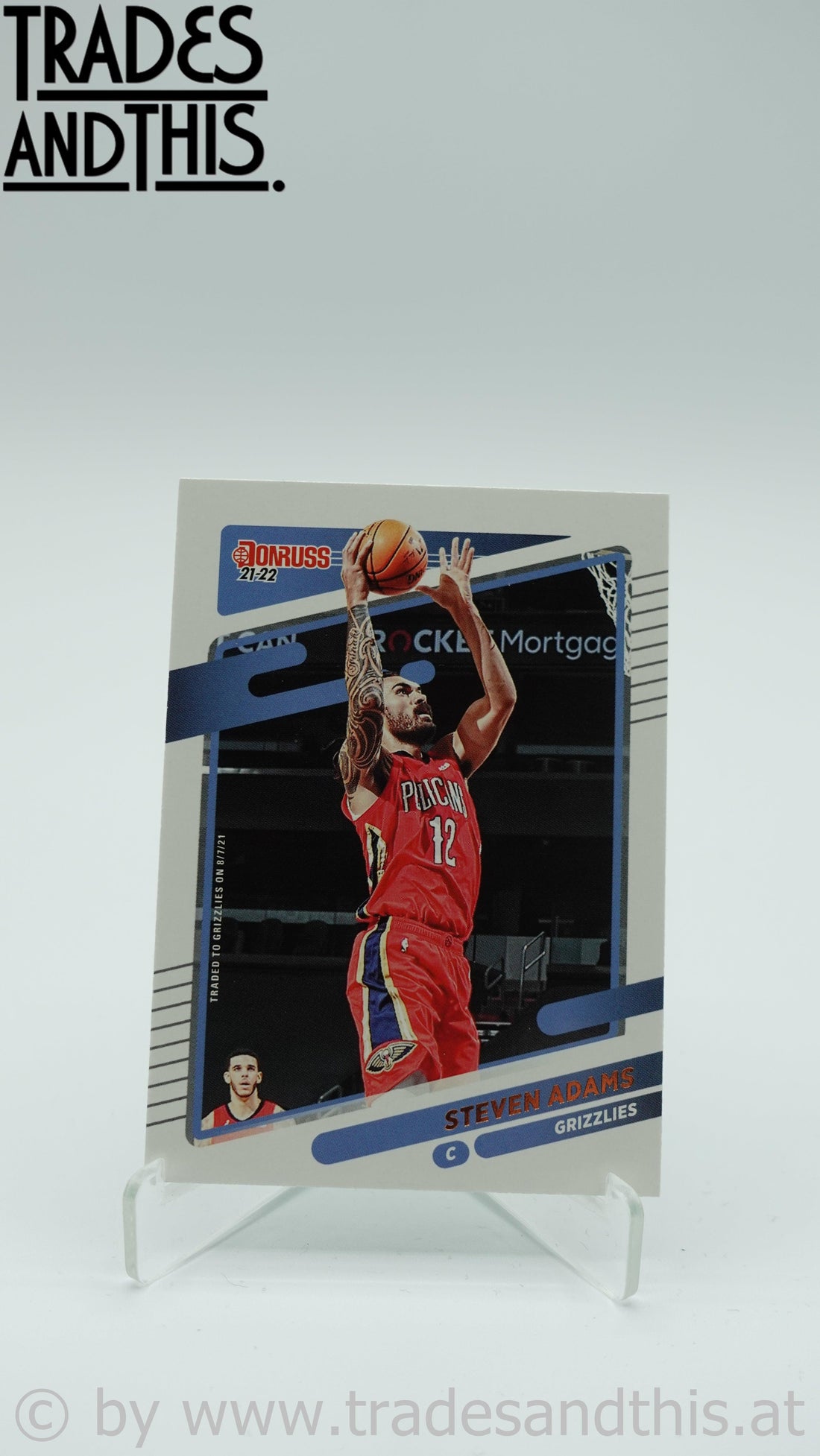 2021-22 Donruss Basketball Steve Adams #193 - Trades and This e.U.