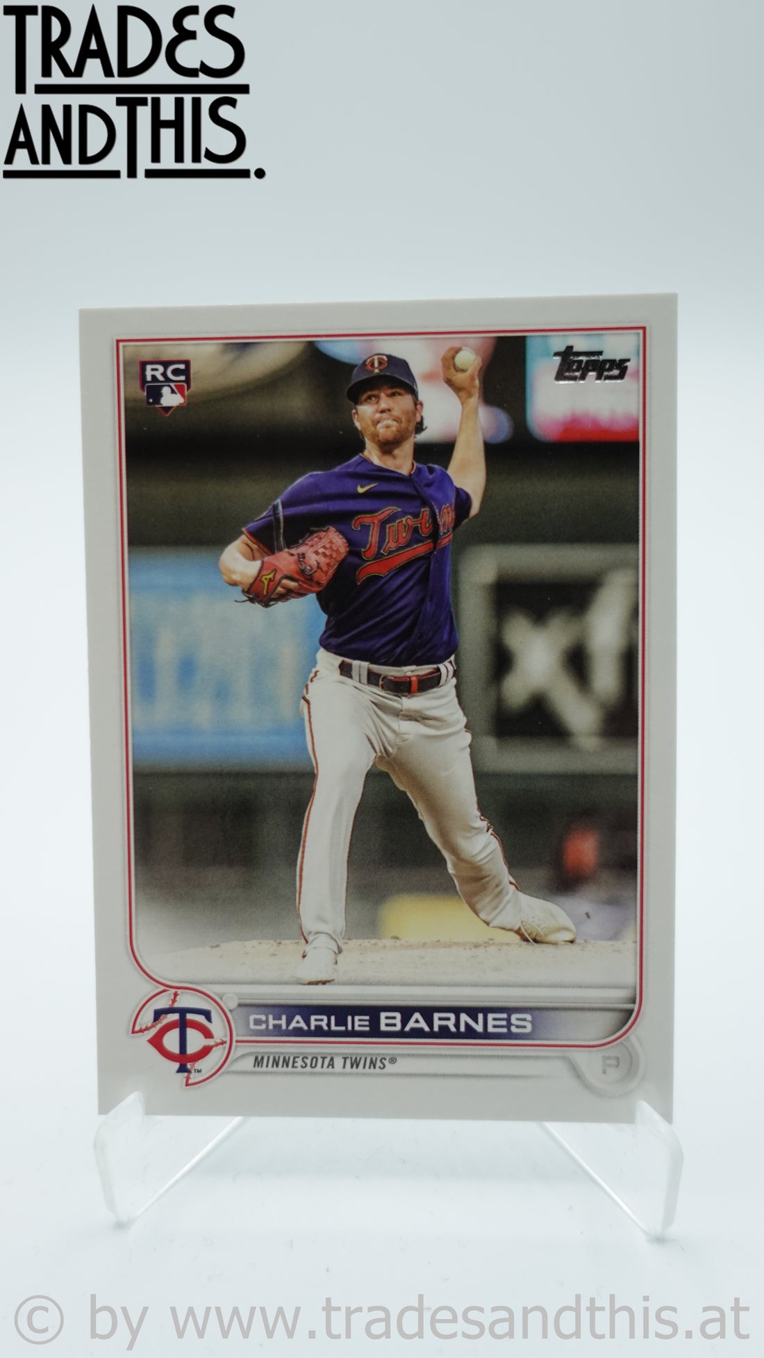2022 Topps Series 2 Charlie Barnes #641 RC