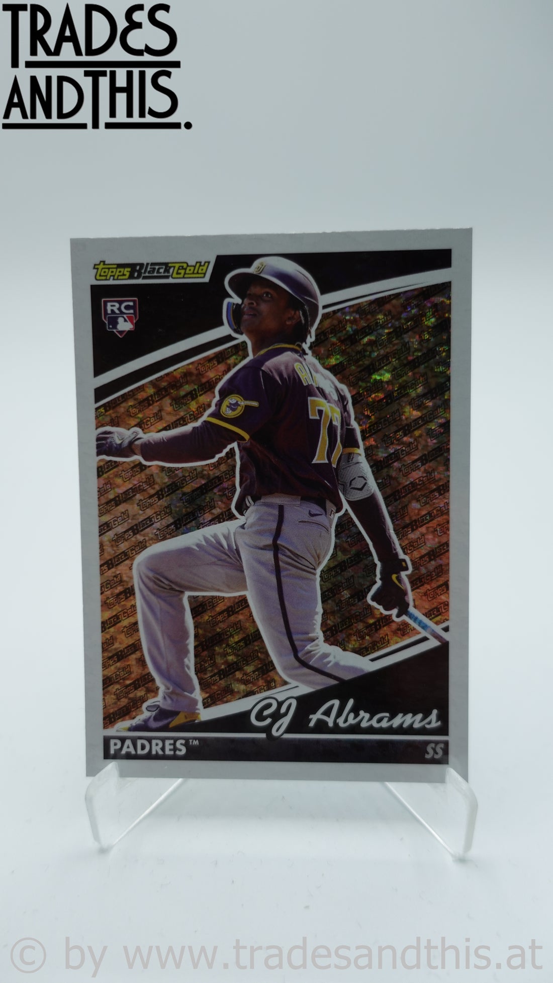 2022 Topps Update Series Topps Black Gold CJ Abrams #BG-13 RC