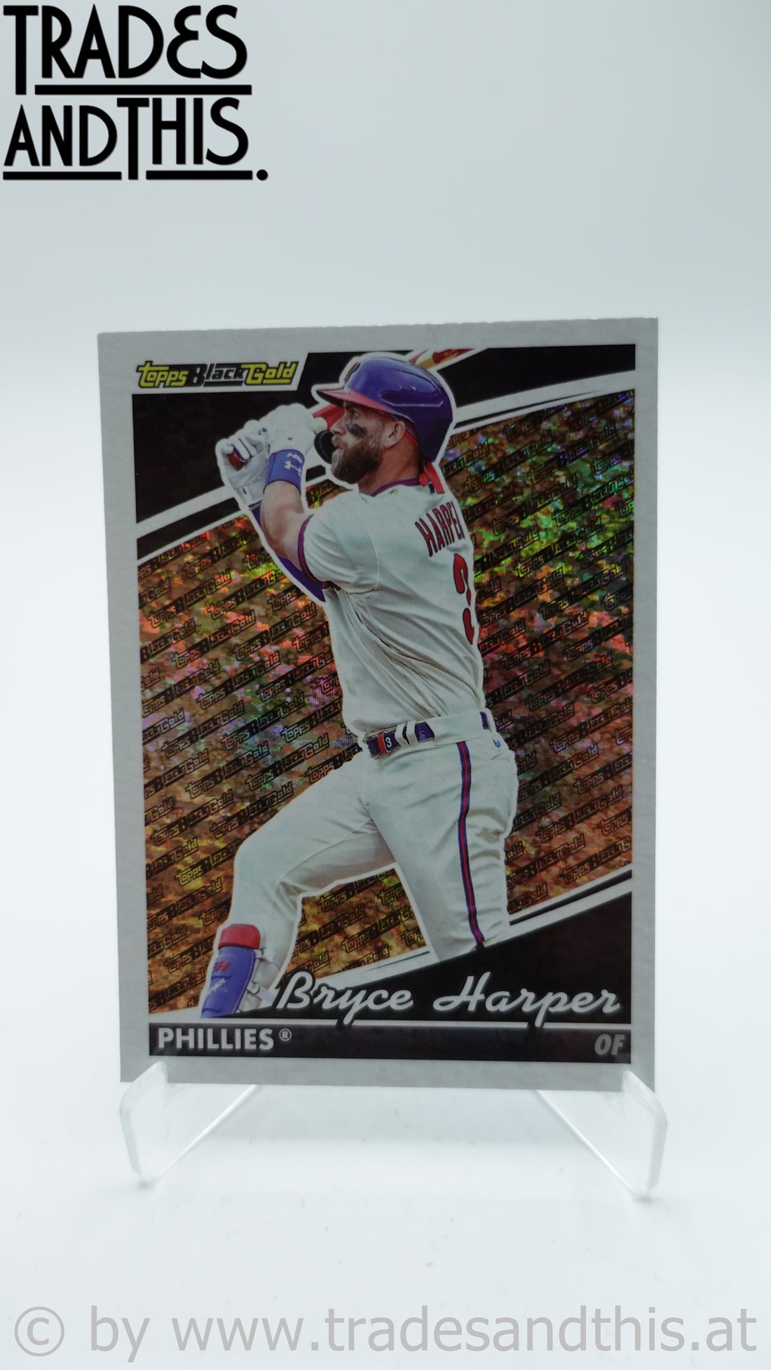 2022 Topps Update Series Topps Black Gold Bryce Harper #BG-19
