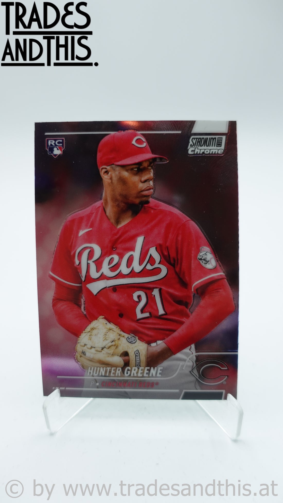 2022 Topps Stadium Club Chrome Hunter Greene #133 RC