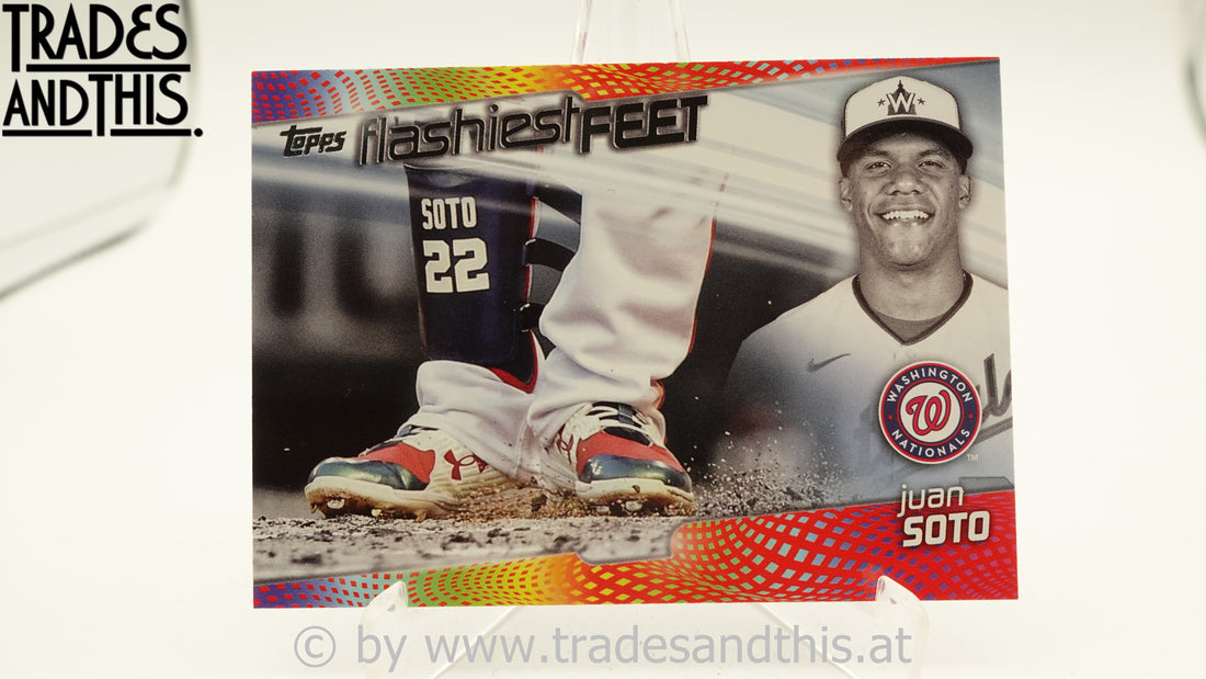 2022 Topps Series 1 Flashiest Feet Juan Soto #FF-9