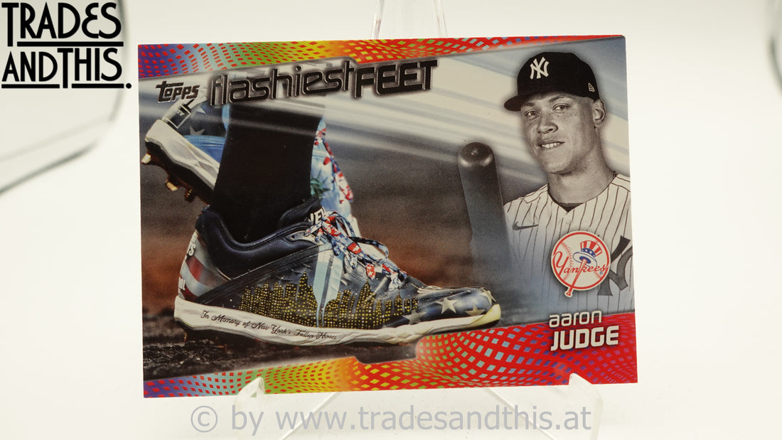 2022 Topps Series 1 Flashiest Feet Aaron Judge #FF-11