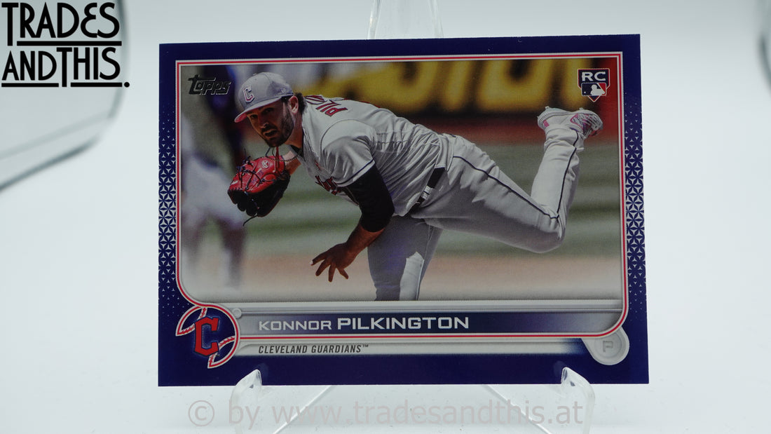 2022 Topps Update Series Royal Blue Konnor Pilkington #US304 RC