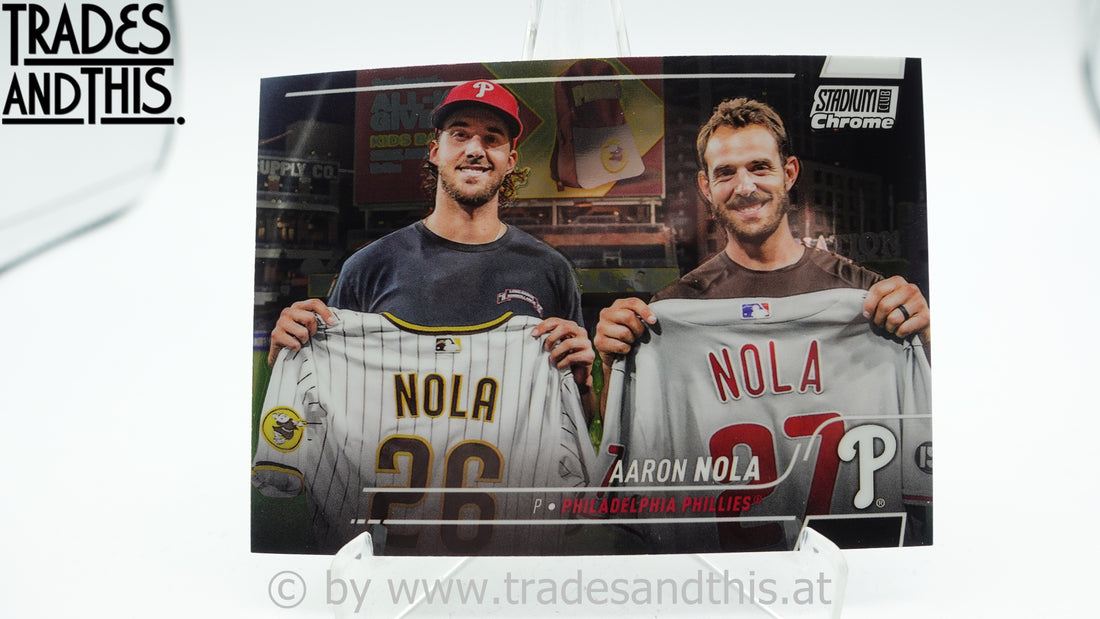 2022 Topps Stadium Club Chrome Aaron Nola #284