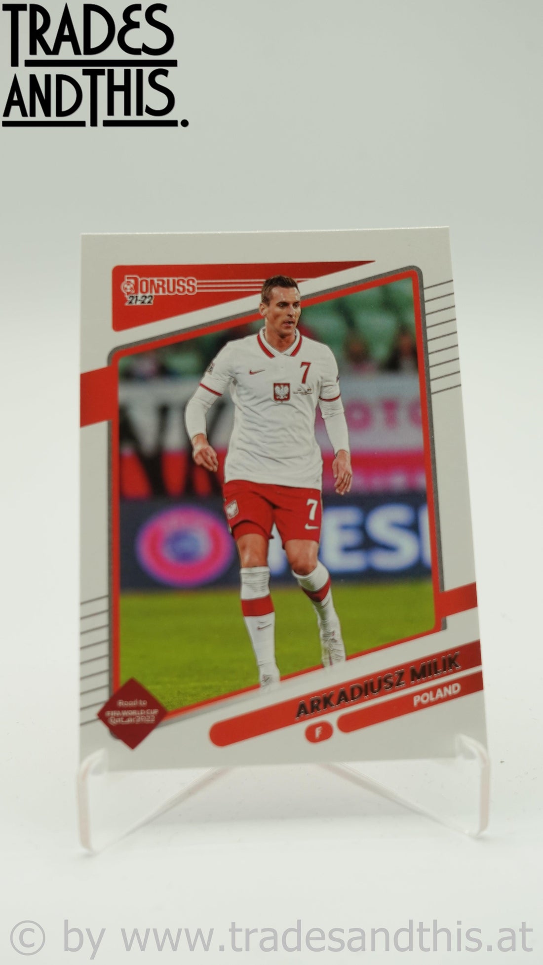 2021-22 Panini Donruss Road to Qatar Arkadiusz Milik #114 - Trades and This e.U.