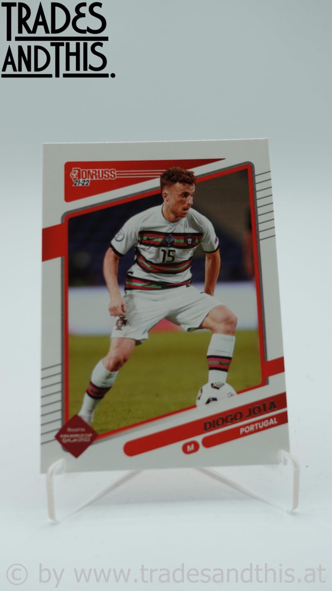 2021-22 Panini Donruss Road to Qatar Diogo Jota #120 - Trades and This e.U.