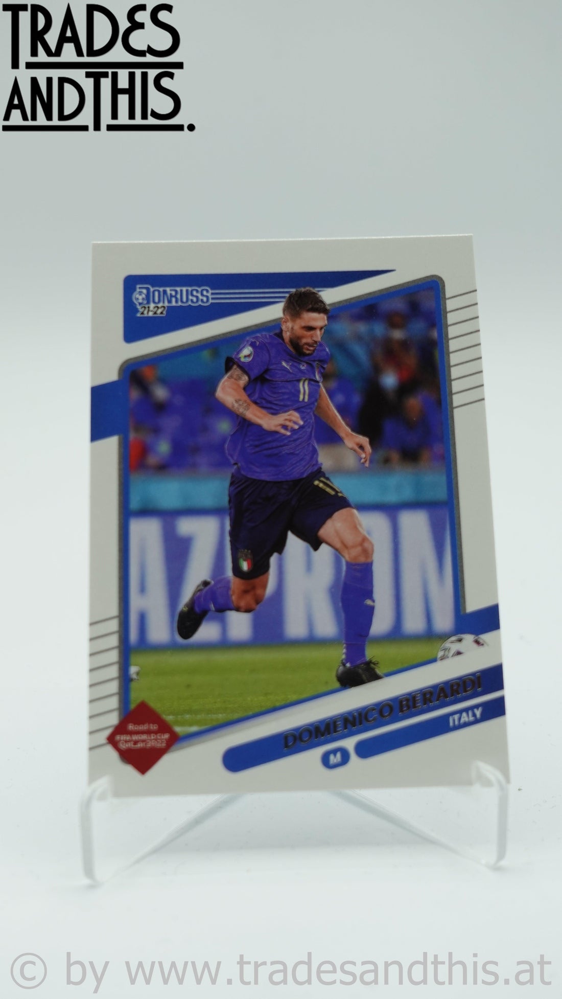 2021-22 Panini Donruss Road to Qatar Domenico Berardi #128 - Trades and This e.U.