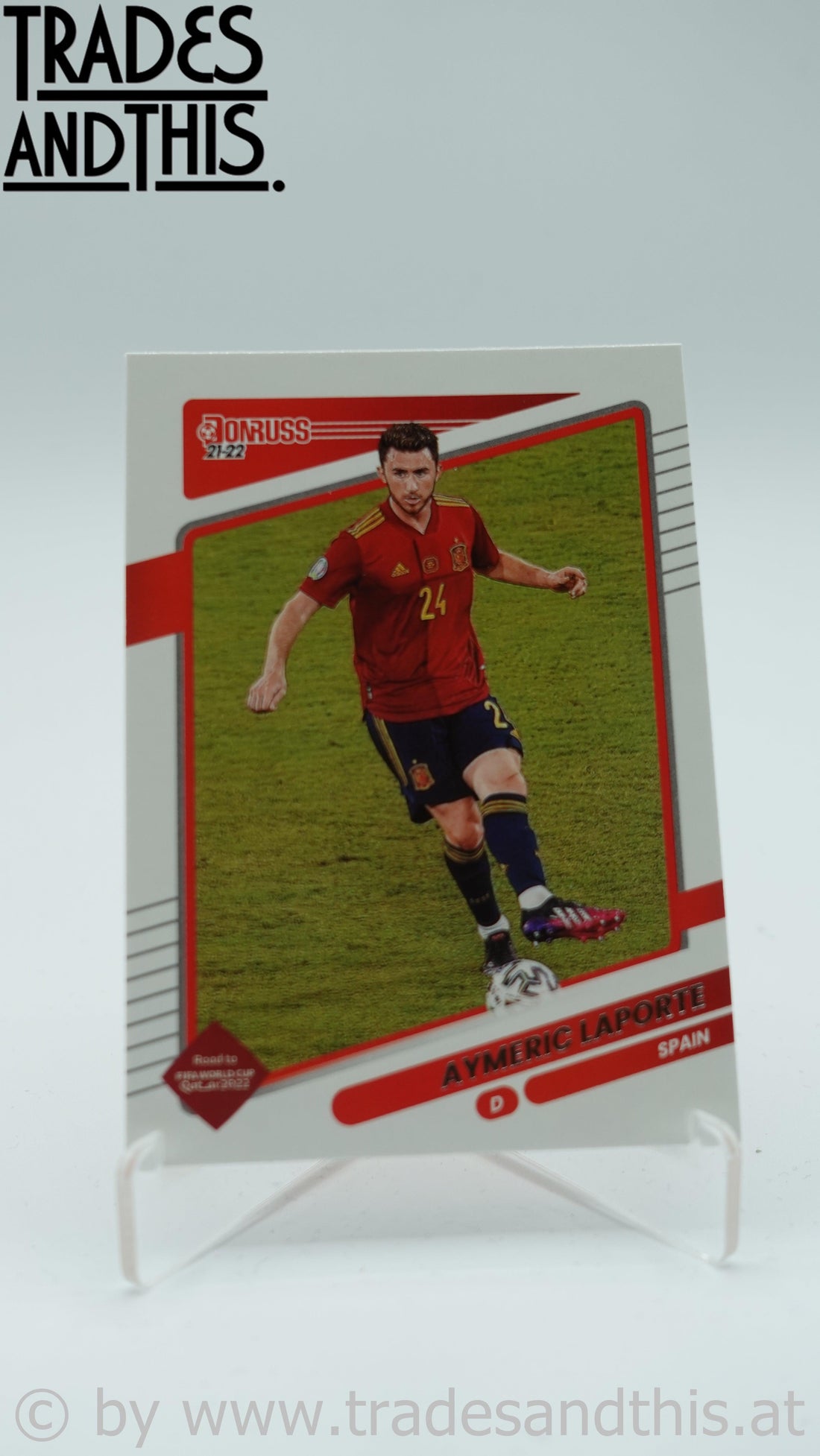 2021-22 Panini Donruss Road to Qatar Aymeric Laporte #129 - Trades and This e.U.