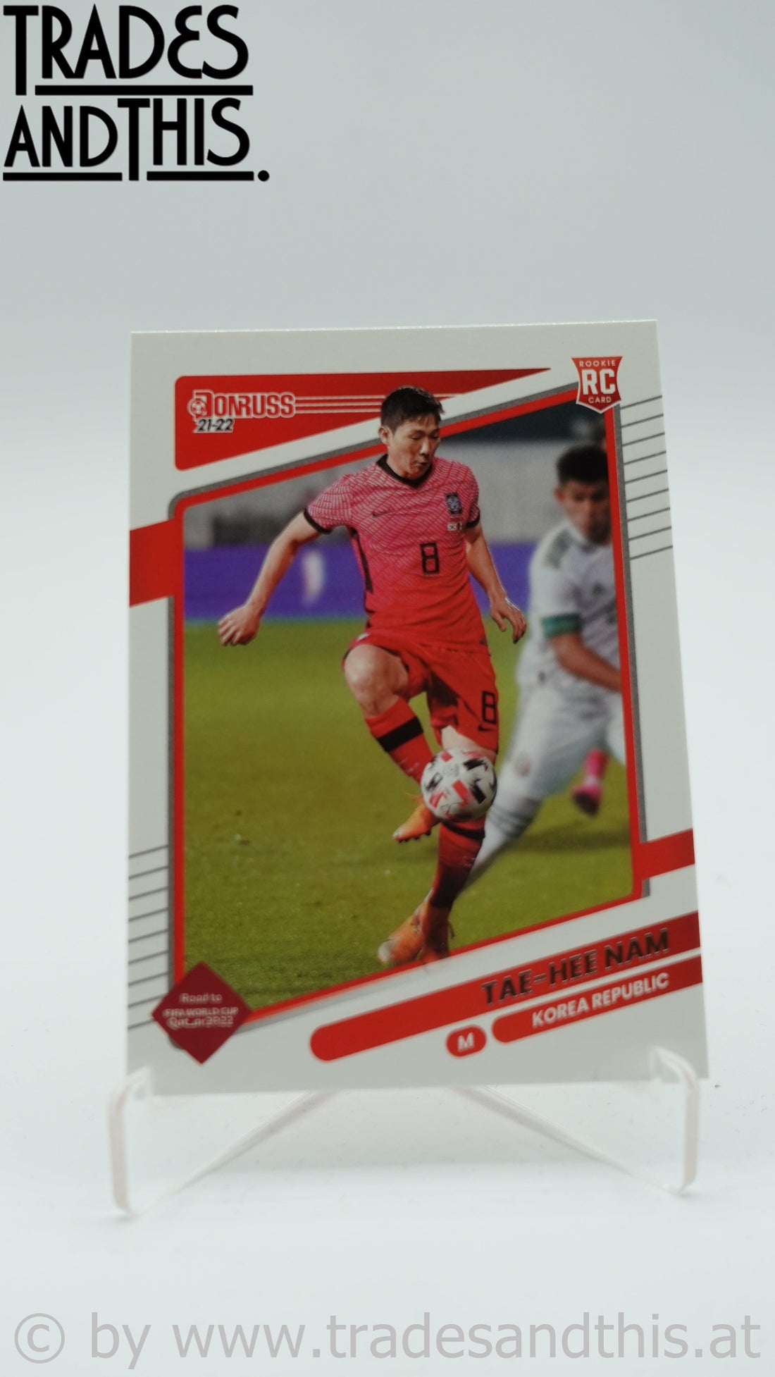 2021-22 Panini Donruss Road to Qatar Tae-Hee Nam #134 RC - Trades and This e.U.