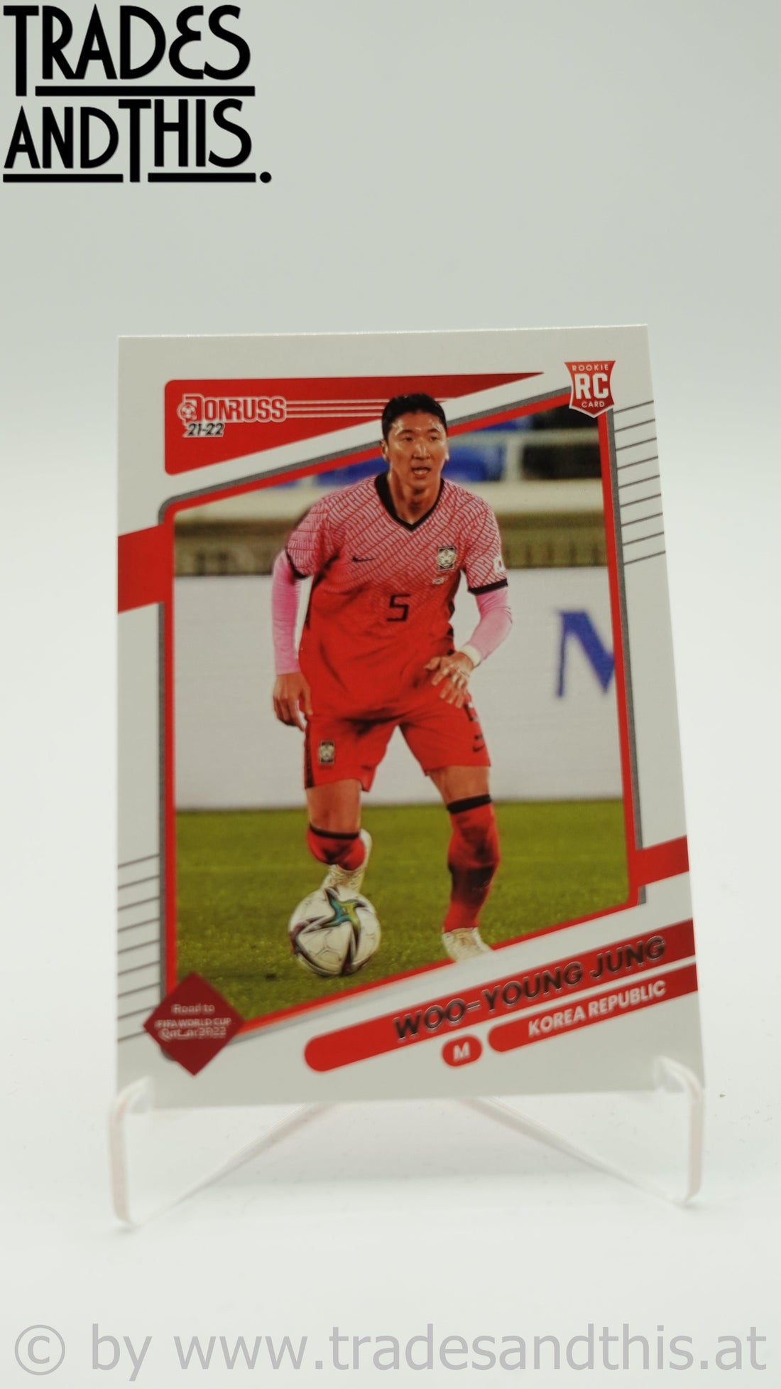 2021-22 Panini Donruss Road to Qatar Woo-Young Jung #139 RC - Trades and This e.U.