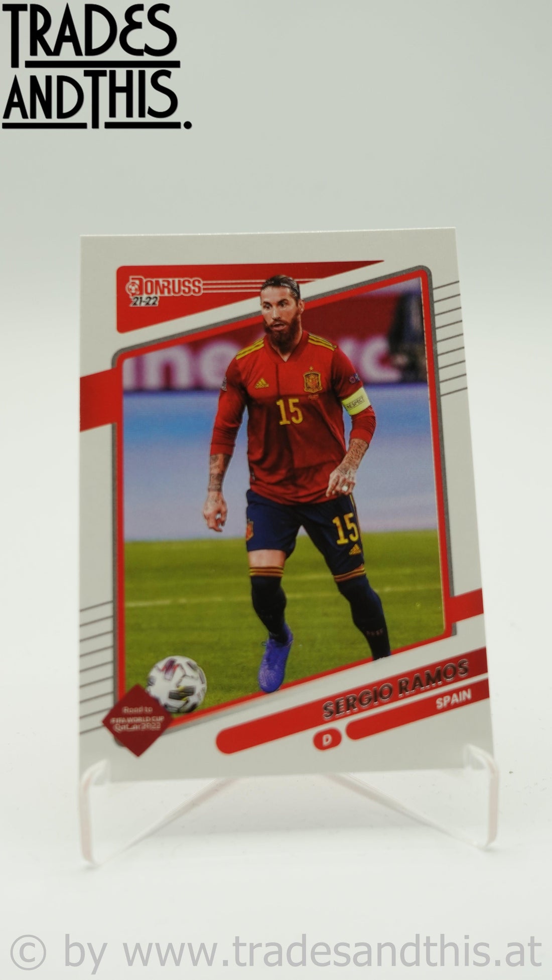 2021-22 Panini Donruss Road to Qatar Sergio Ramos #144 - Trades and This e.U.