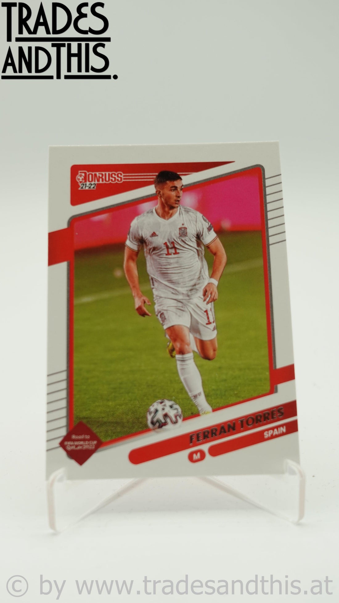 2021-22 Panini Donruss Road to Qatar Ferran Torres #145 - Trades and This e.U.