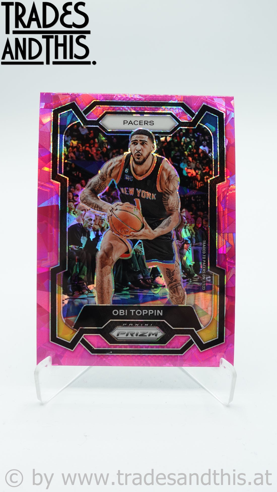 2023-24 Panini Prizm Pink Ice Obi Toppin #249