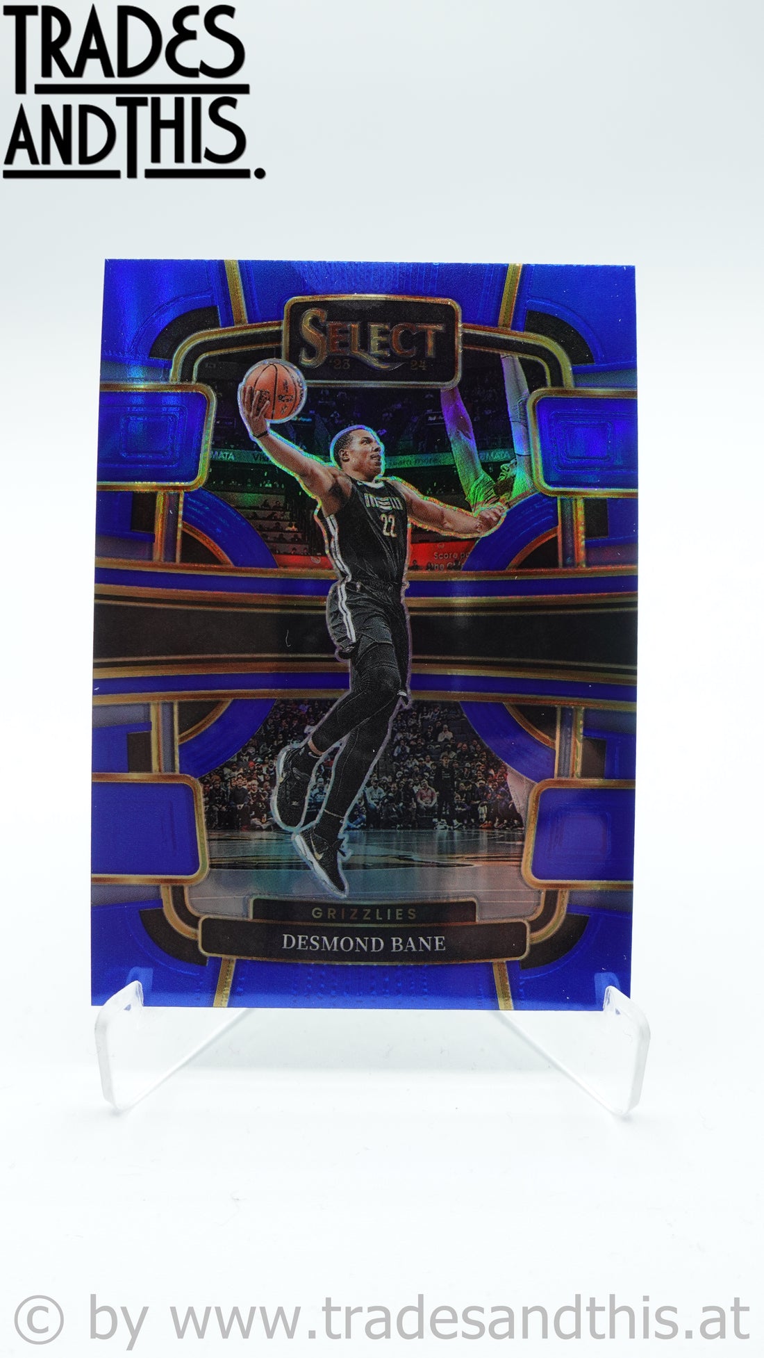 2023-24 Panini Select Basketball Blue Prizm Desmond Bane #39