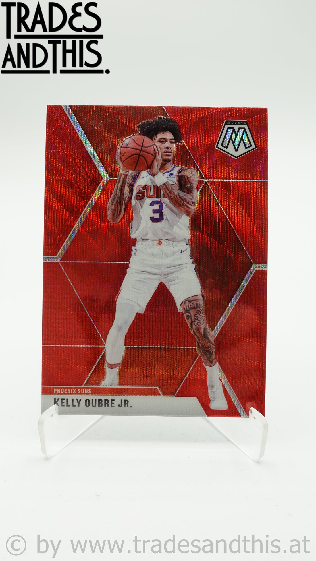 2019-20 Panini Mosaic Red Wave Prizm Kelly Oubre Jr. #148