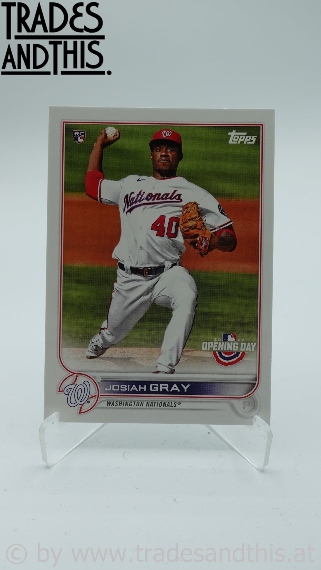 2022 Topps Opening Day Josiah Gray #89 RC