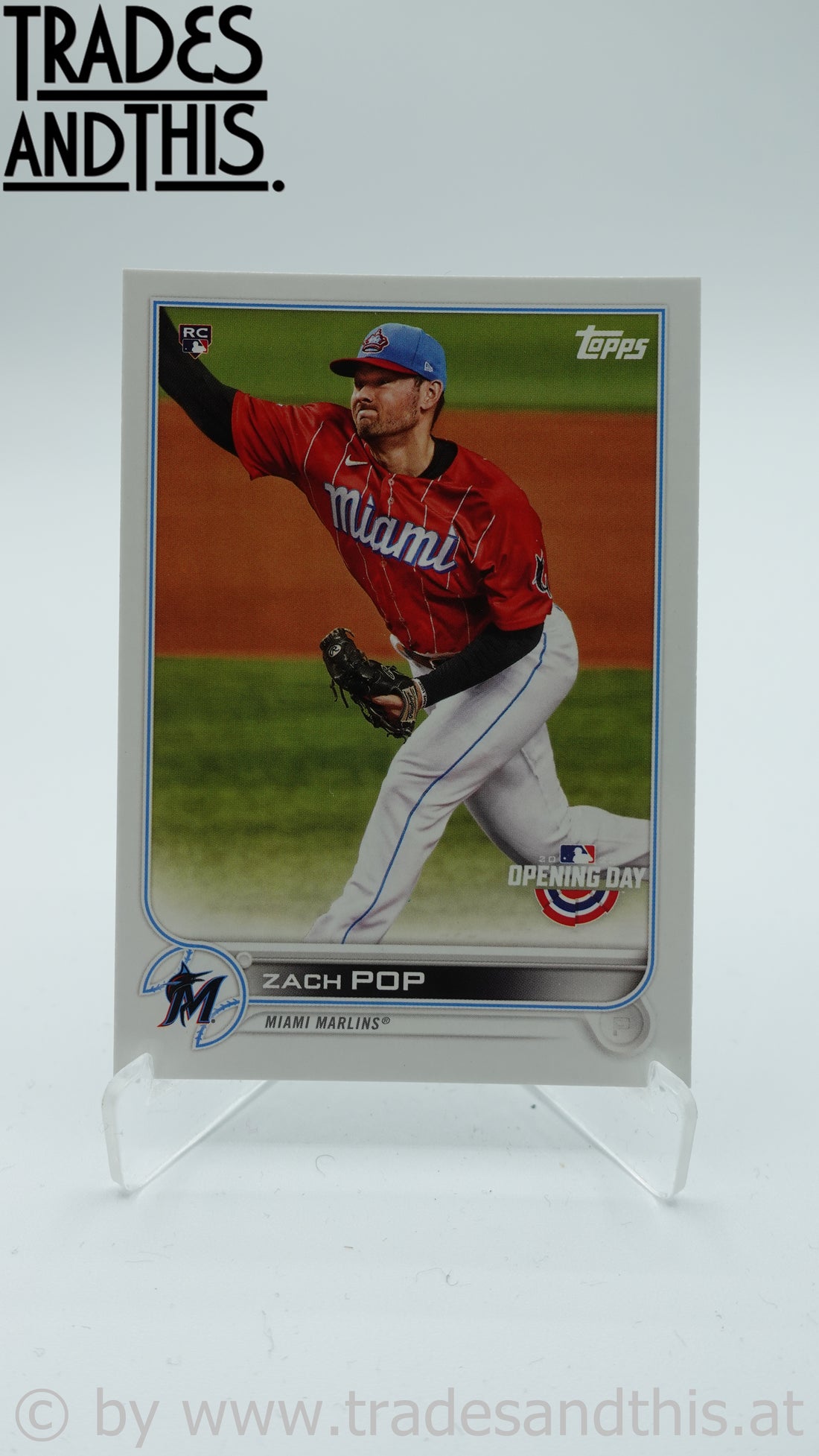 2022 Topps Opening Day Zach Pop #204 RC
