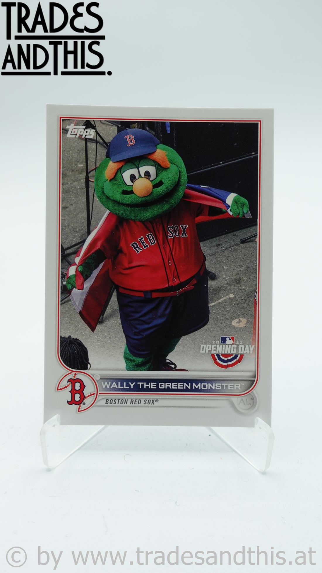 2022 Topps Opening Day Mascots Wally the green monster #-2