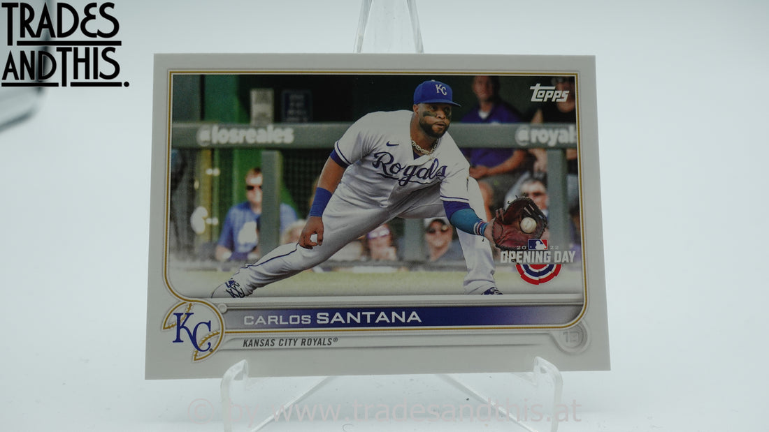 2022 Topps Opening Day Carlos Santana #158