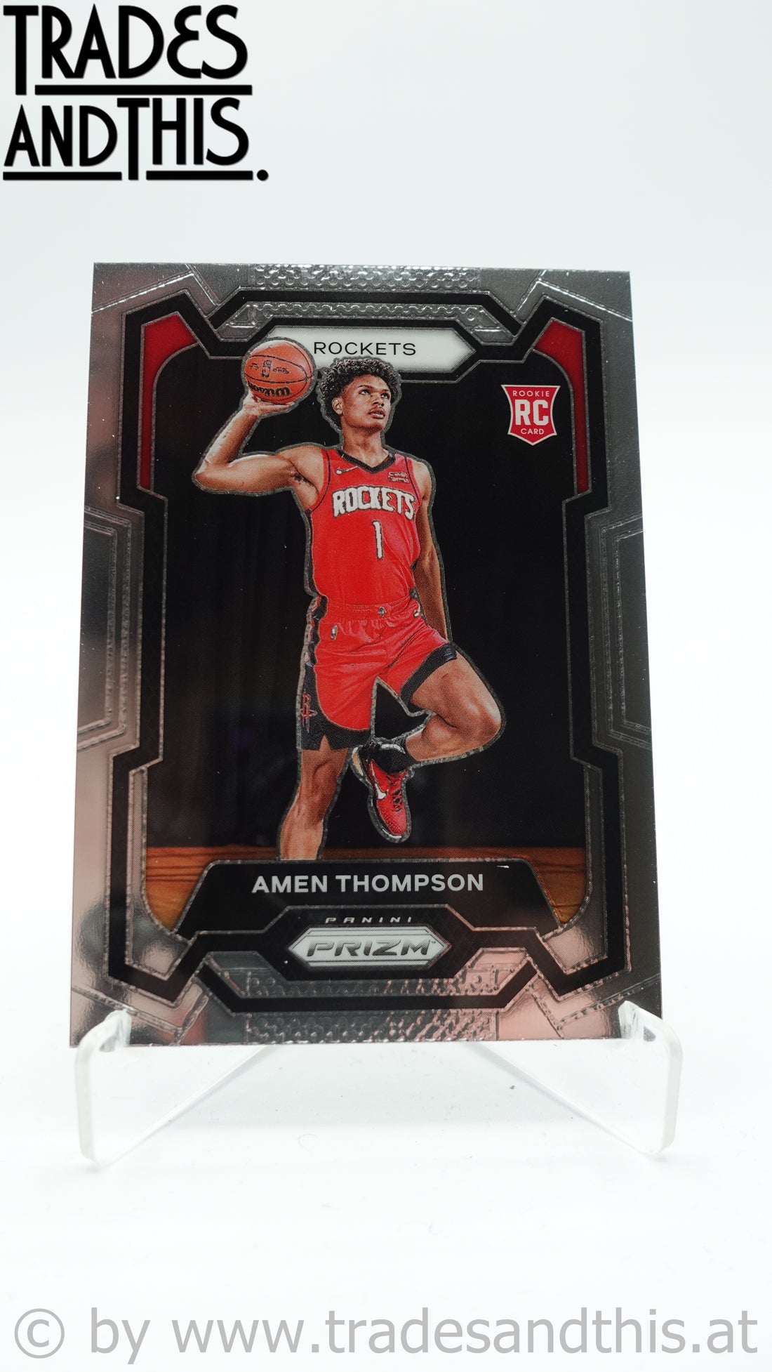 2023-24 Panini Prizm Basketball Amen Thompson #150 RC