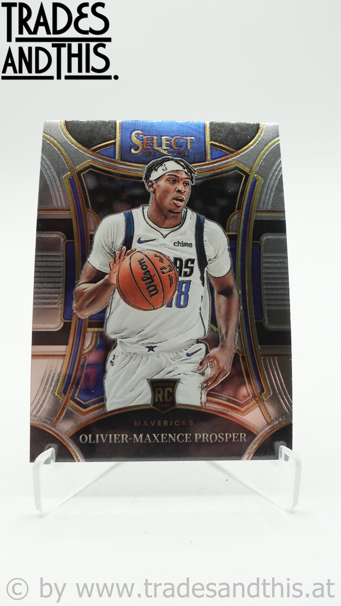 2023-24 Panini Select Basketball Retail Mezzanine Level Olivier-Maxence Prosper #330 RC