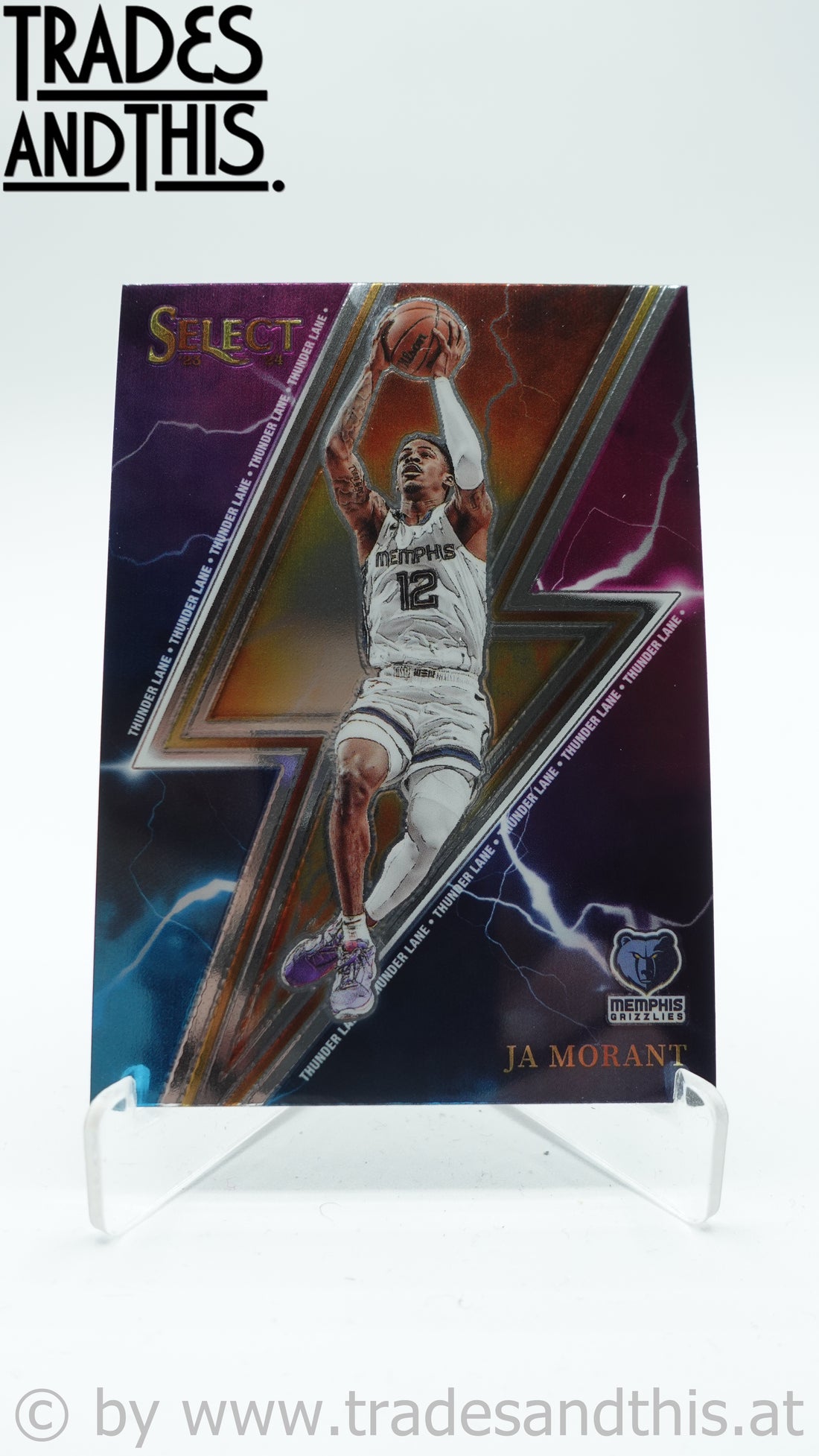 2023-24 Panini Select Basketball Thunder Lane Ja Morant #7