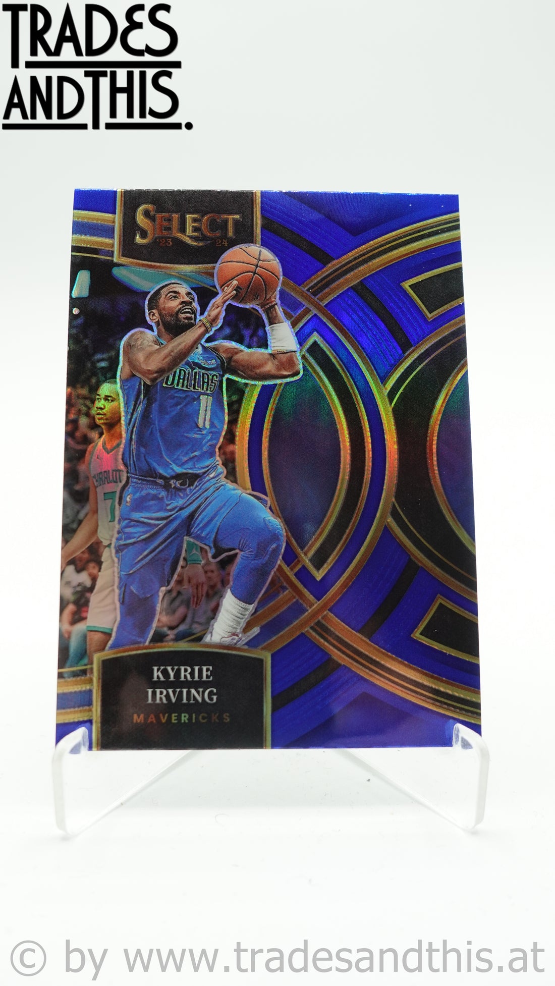 2023-24 Panini Select Basketball Blue Prizm Kyrie Irving #180
