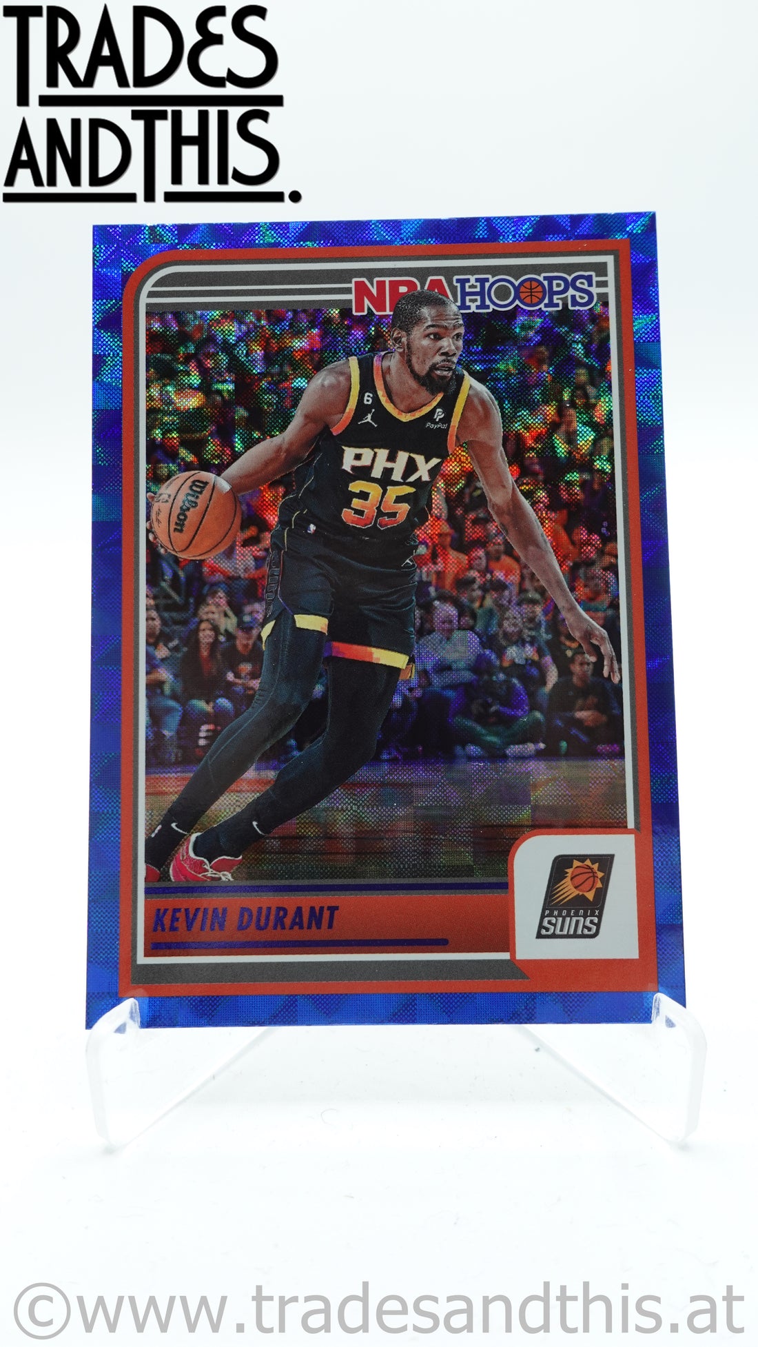 2023-24 Panini Hoops Hyper Blue Kevin Durant #61