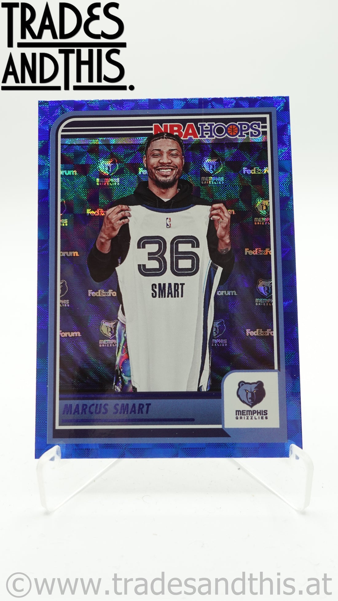 2023-24 Panini Hoops Hyper Blue Marcus Smart #111