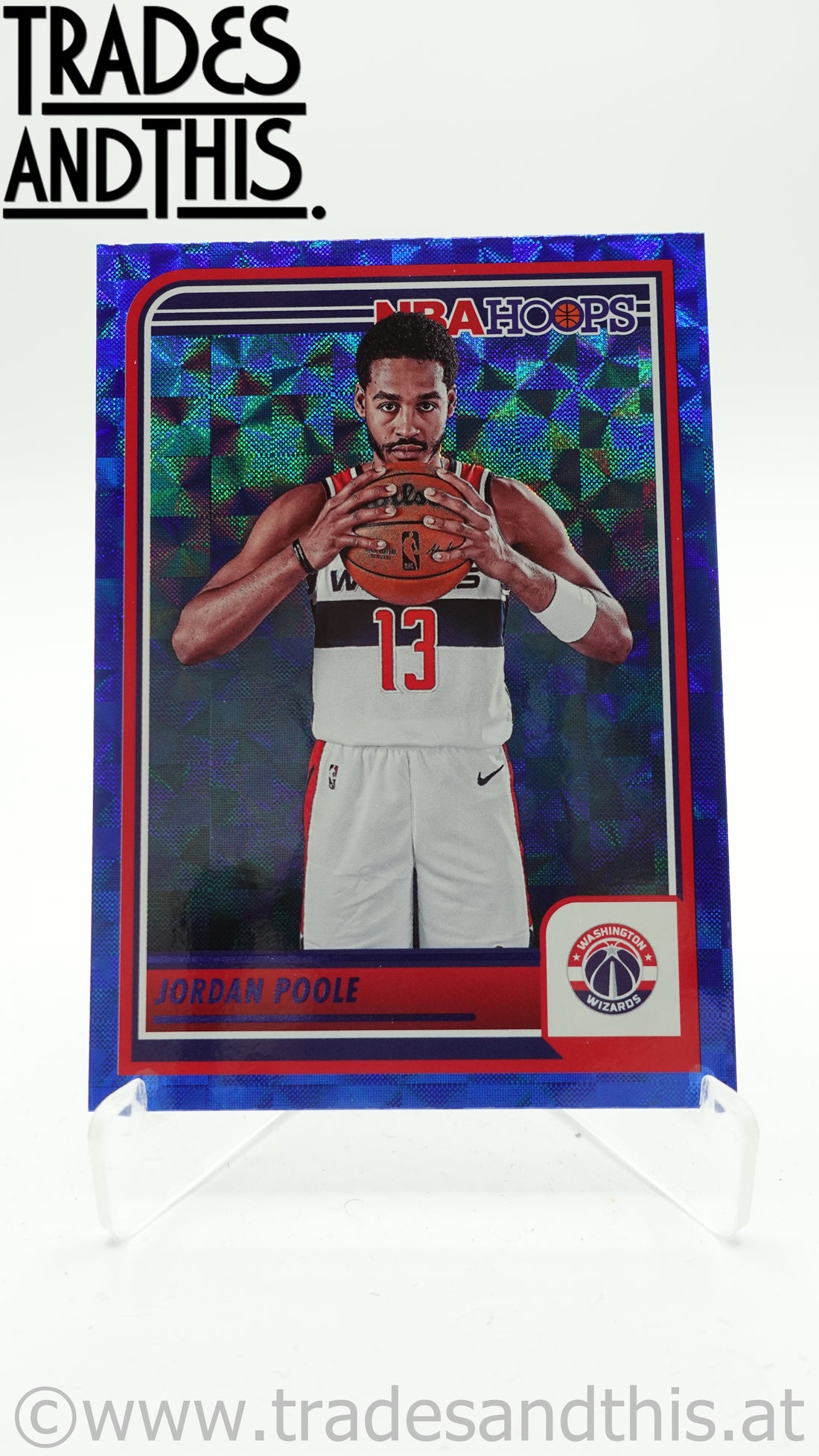 2023-24 Panini Hoops Hyper Blue Jordan Poole #137