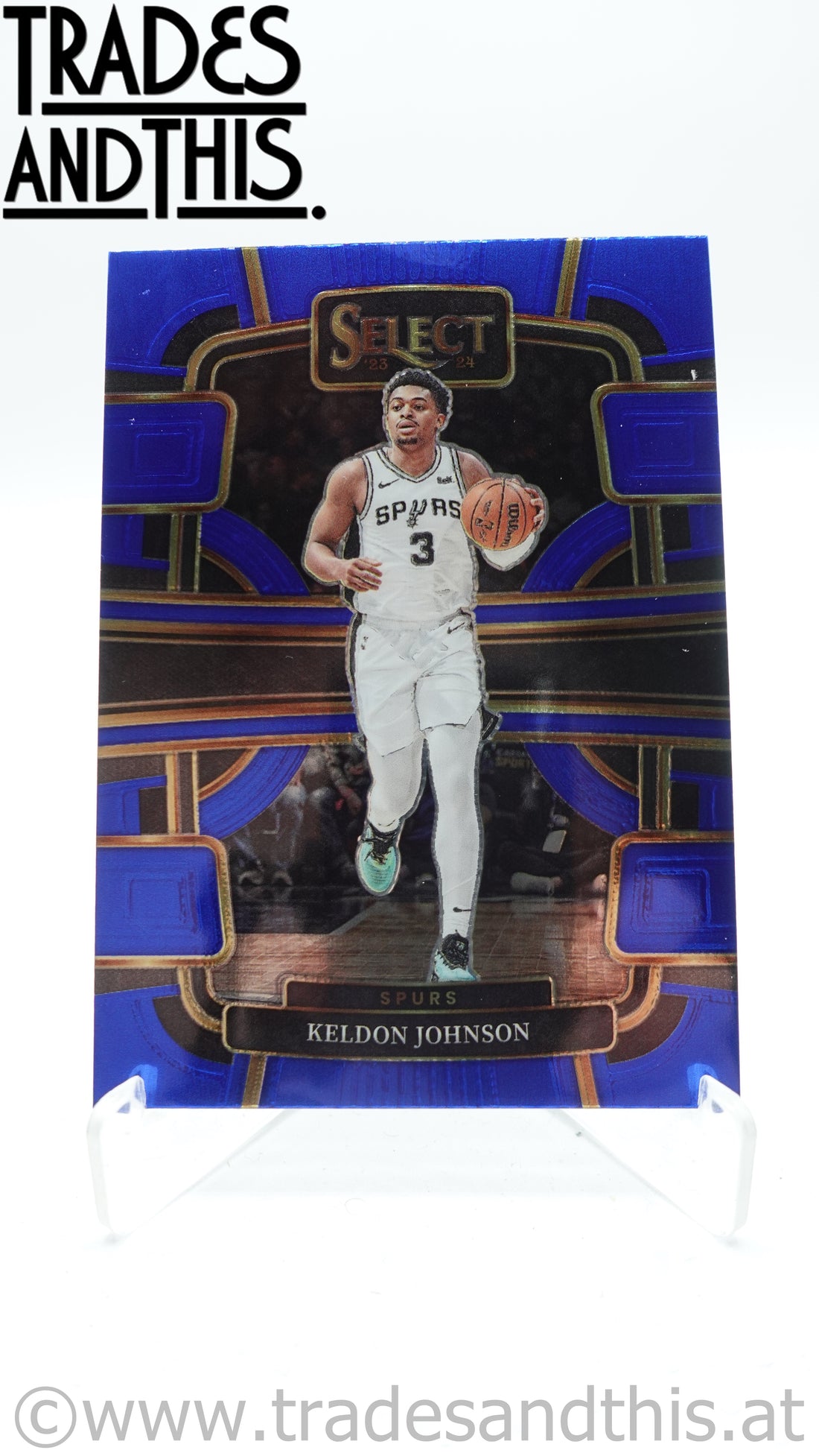 2023-24 Panini Select Basketball Retail Concourse Keldon Johnson #61