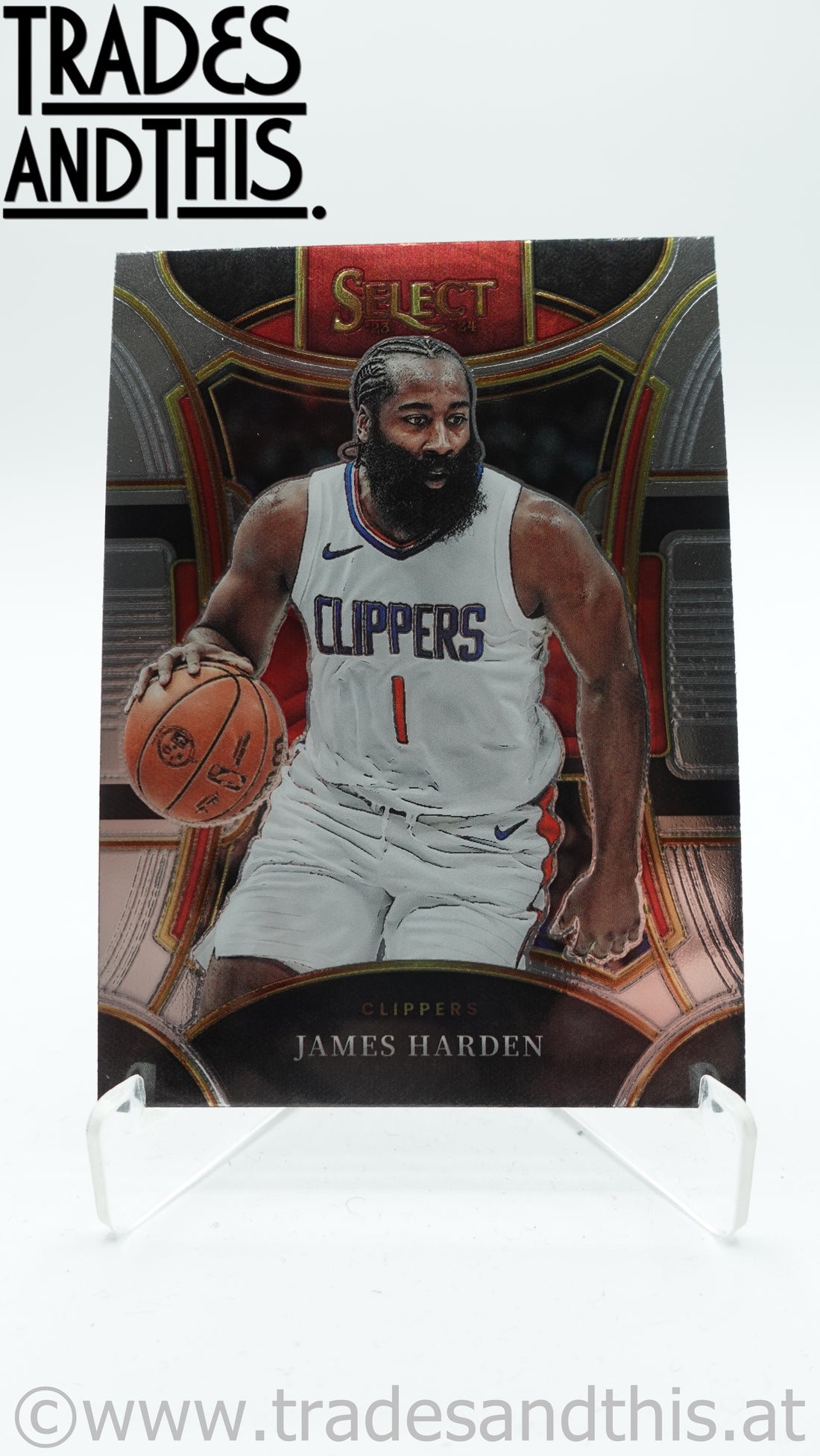 2023-24 Panini Select Basketball Retail Mezzanine Level James Harden #337