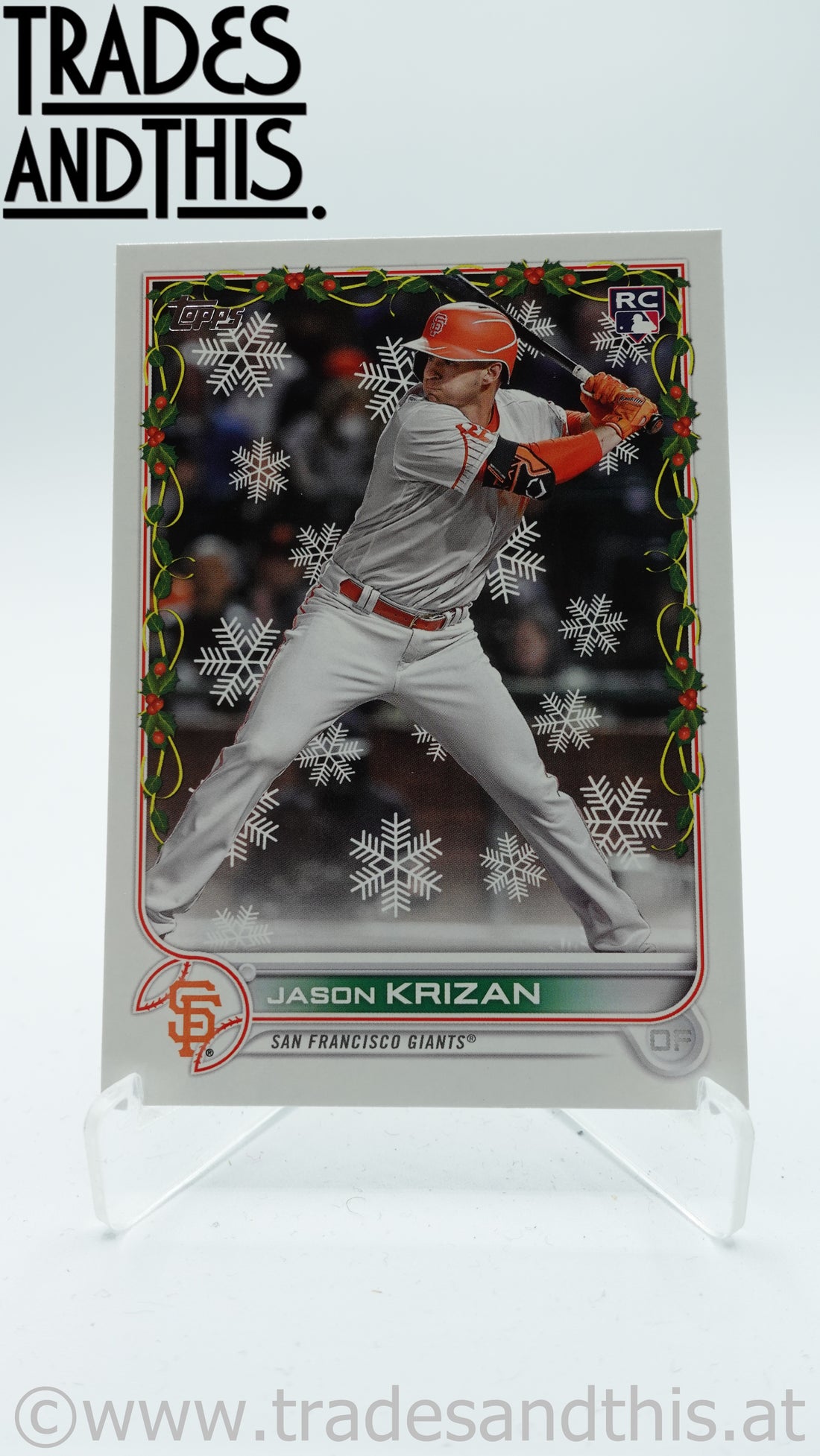 2022 Topps Holiday Jason Krizan #HW29 RC