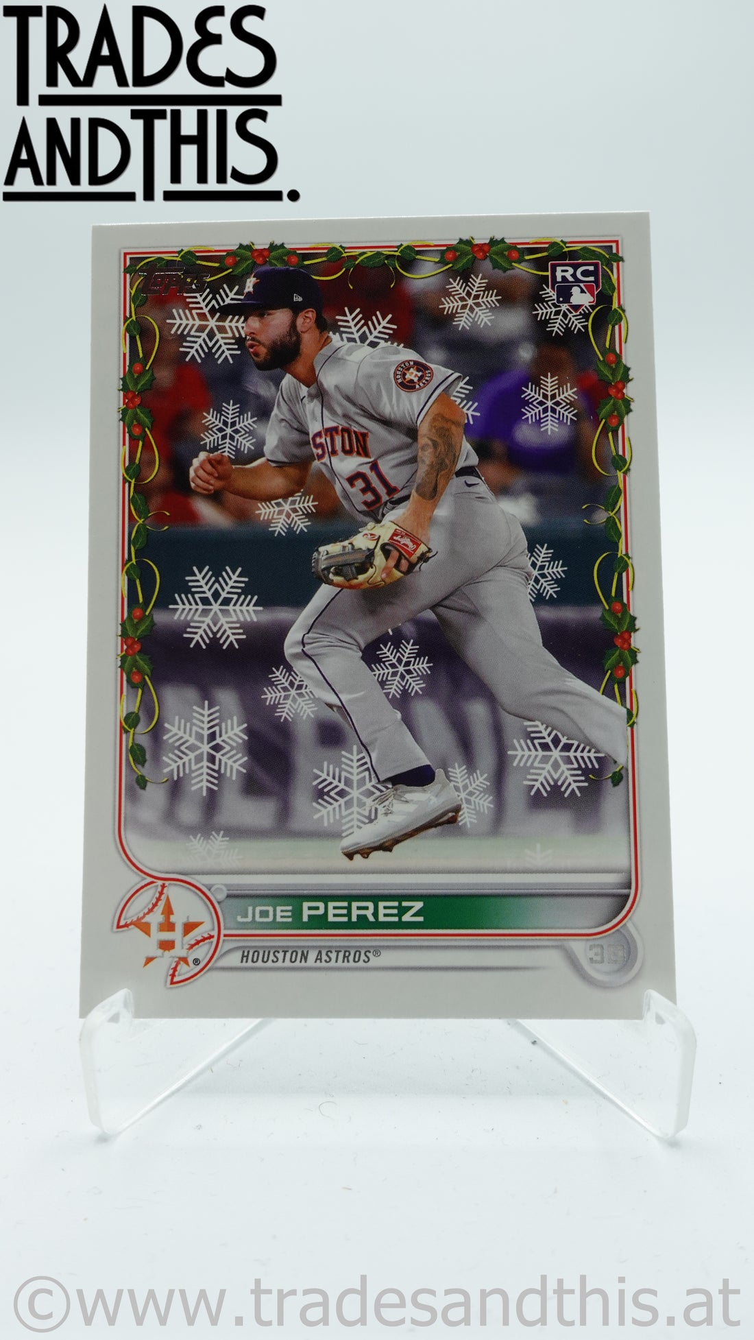 2022 Topps Holiday Joe Perez #HW83 RC