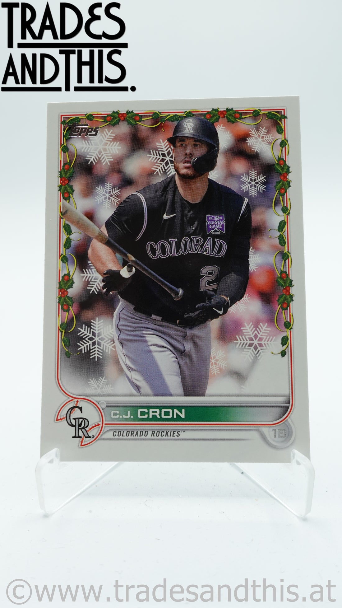 2022 Topps Holiday C.J. Cron #HW87