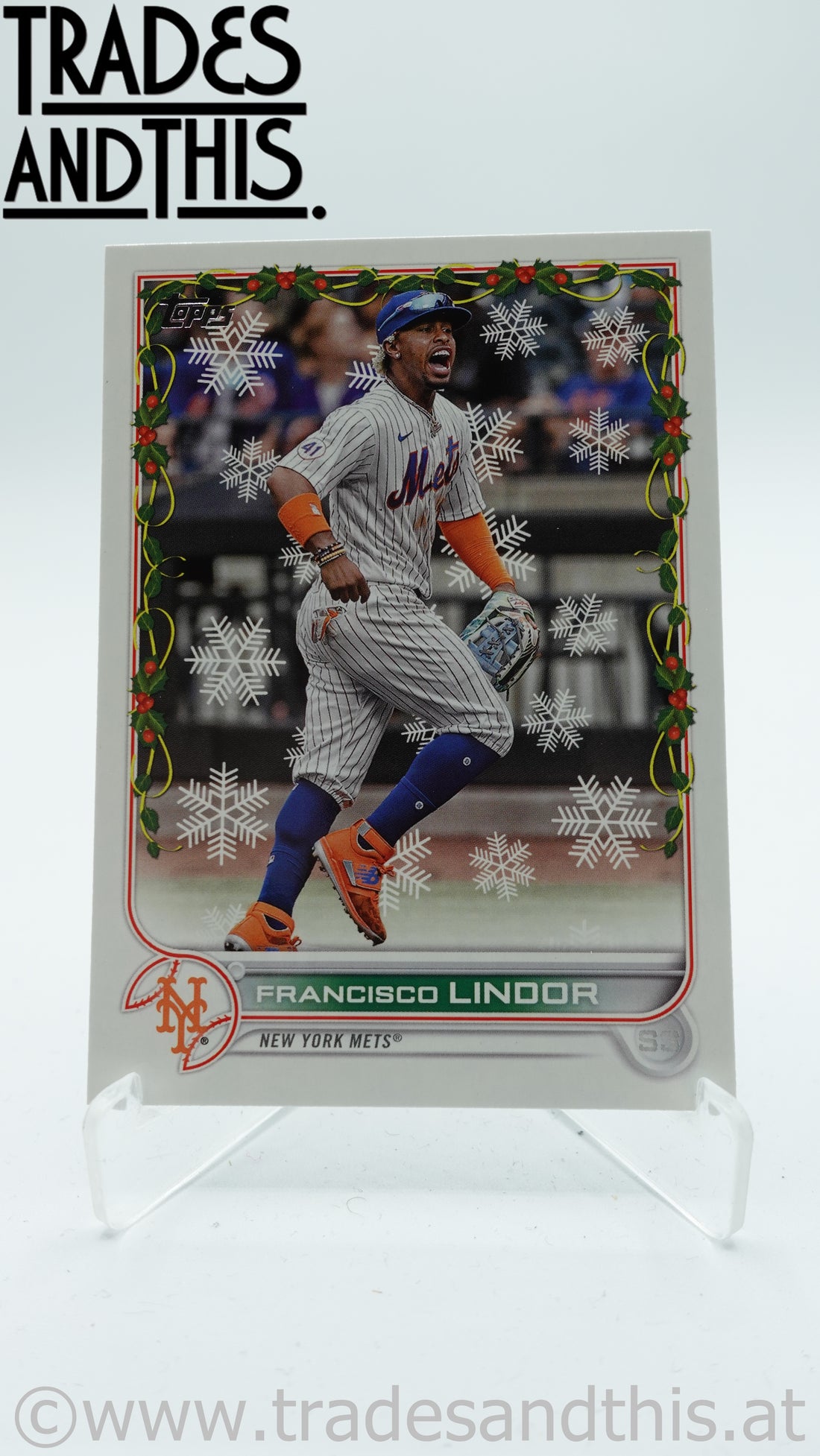 2022 Topps Holiday Francisco Lindor #HW90