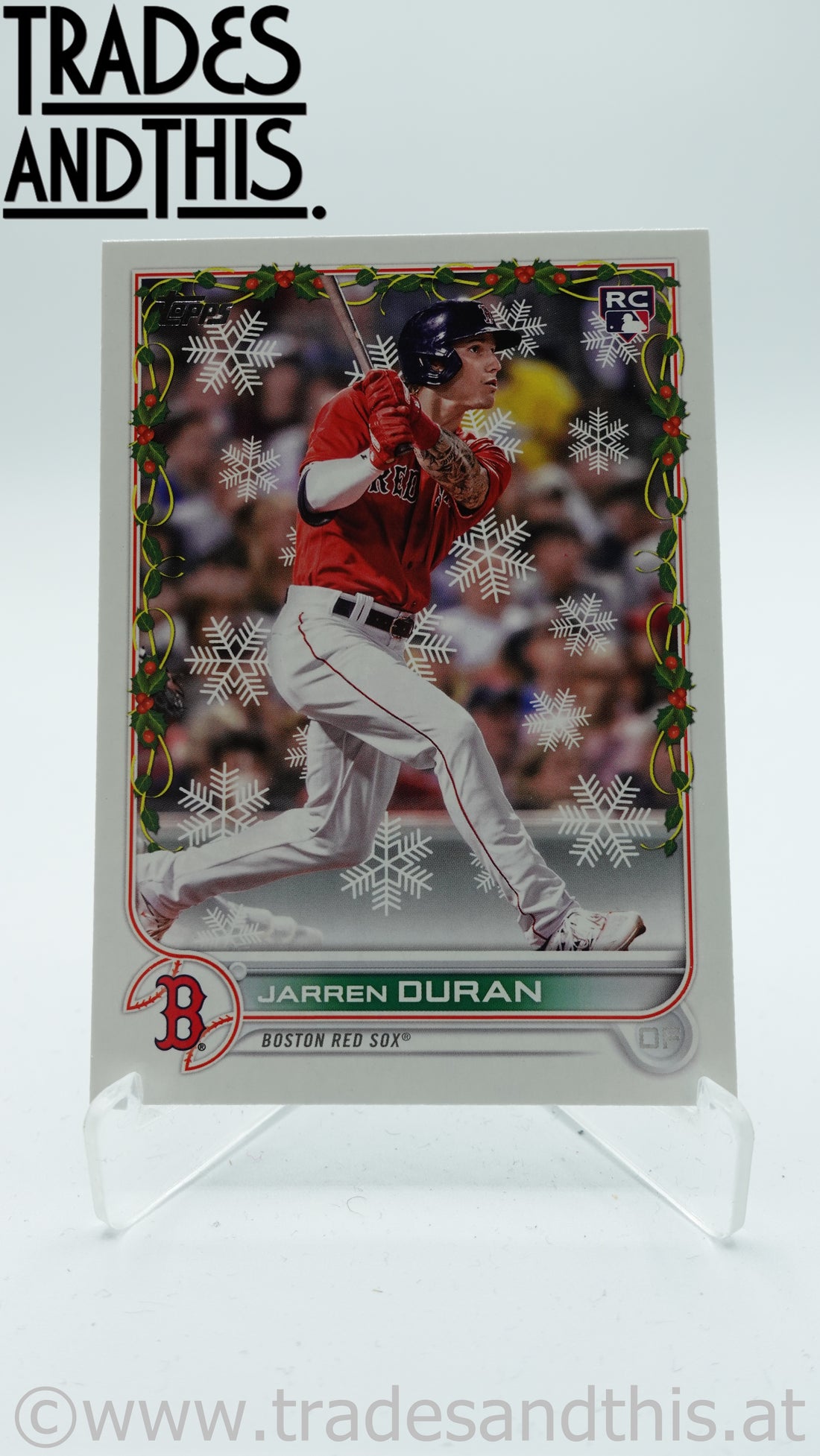 2022 Topps Holiday Jarren Duran #HW101 RC