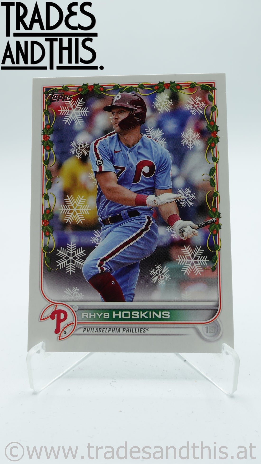 2022 Topps Holiday Rhys Hoskins #HW105