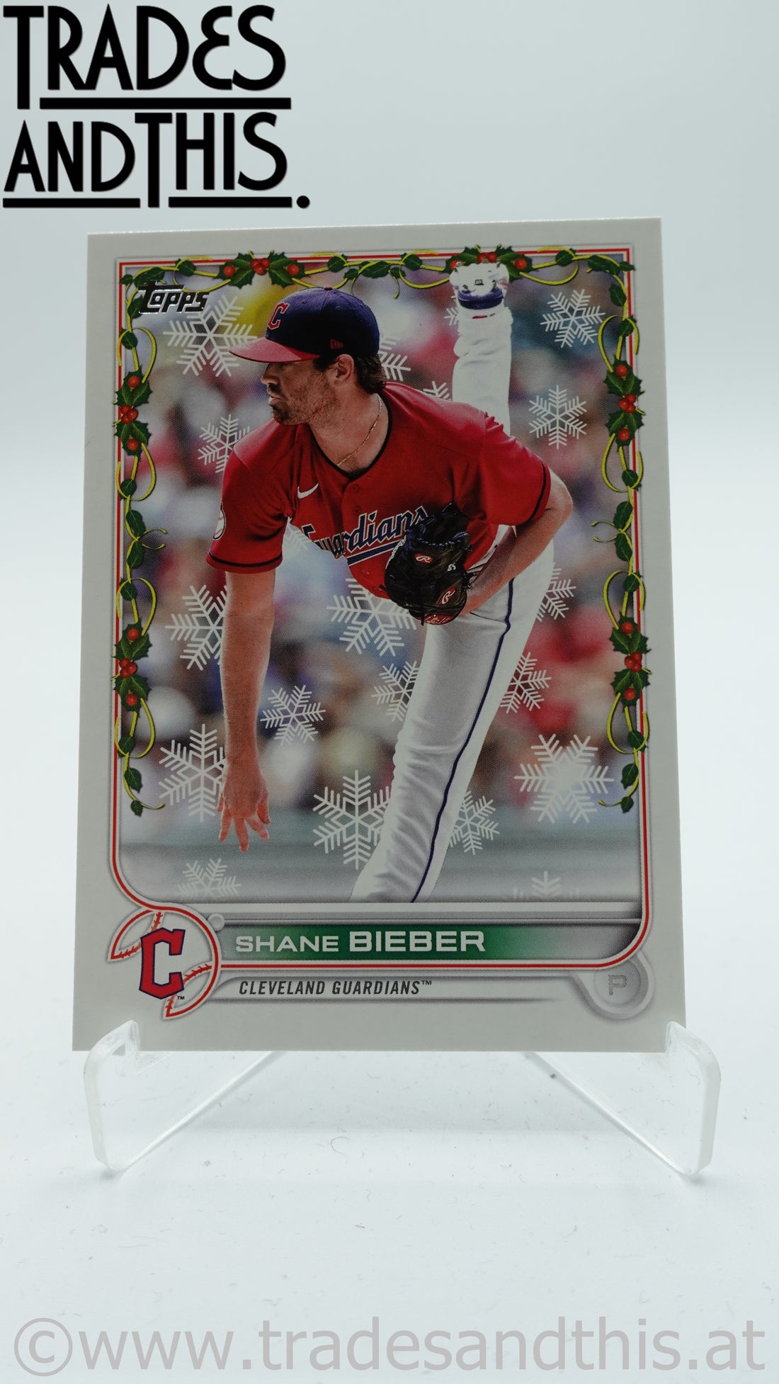 2022 Topps Holiday Shane Bieber #HW126